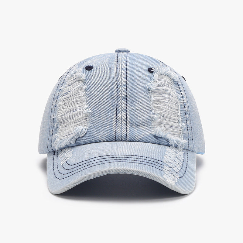 Distressed Cotton Baseball Cap - Charming Charlie
