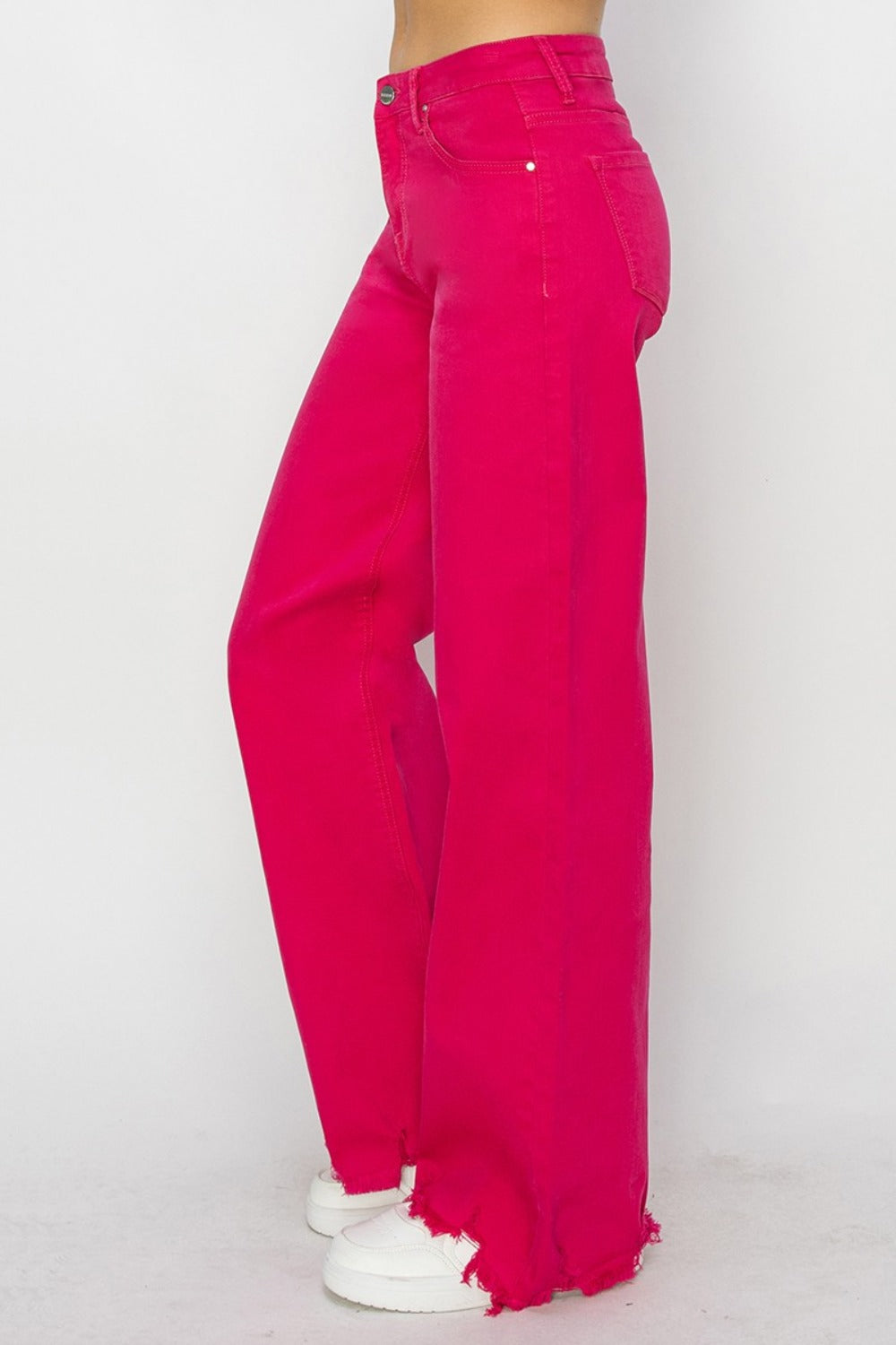 RISEN High Rise Wide Leg Jeans - Charming Charlie