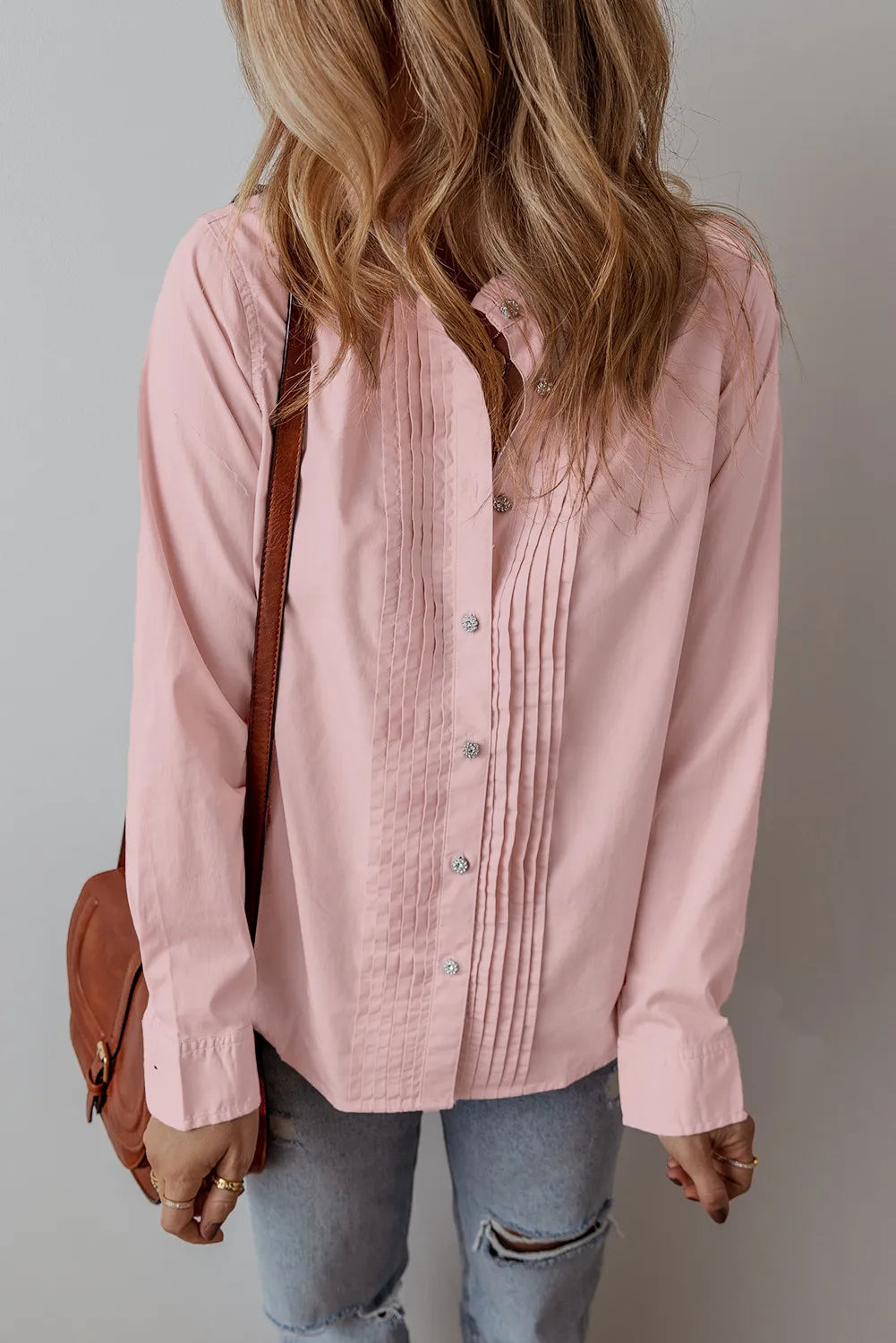 Button Up Long Sleeve Shirt - Charming Charlie