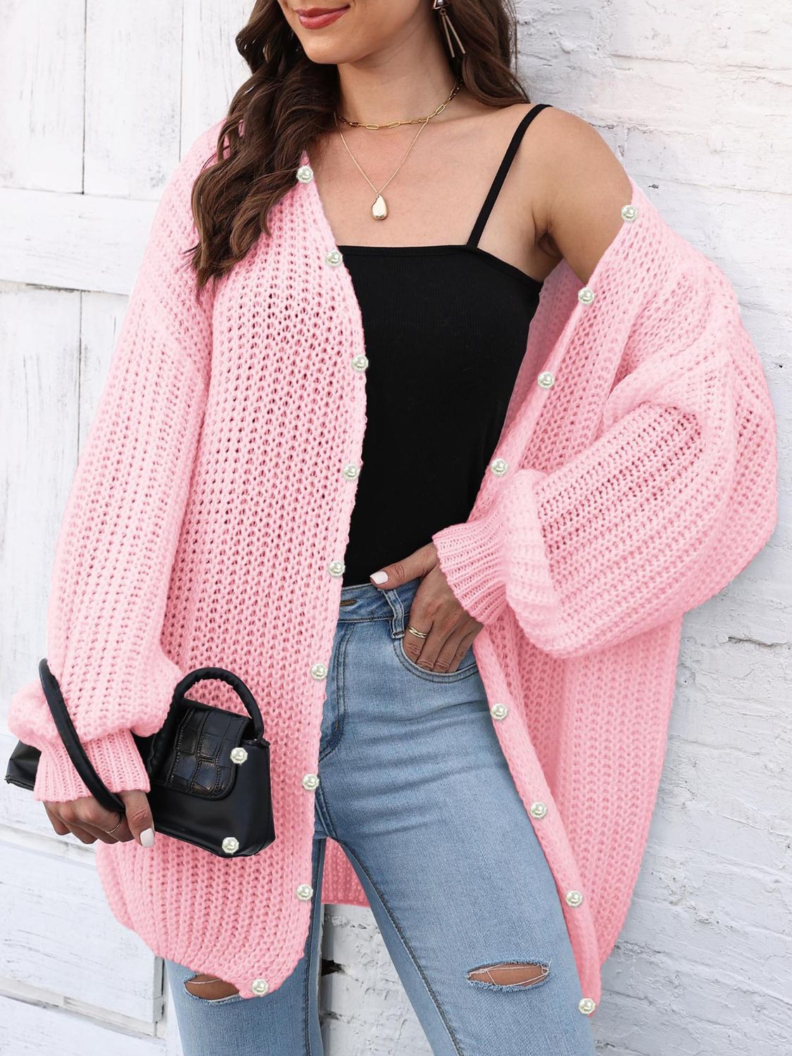 Open Front Long Sleeve Cardigan - Charming Charlie