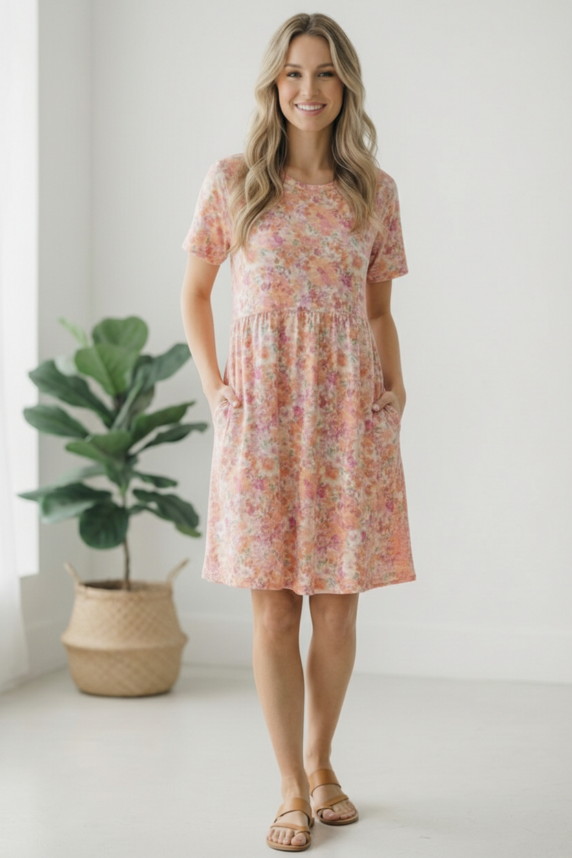 On a Lovely Afternoon Babydoll Dress - Charming Charlie