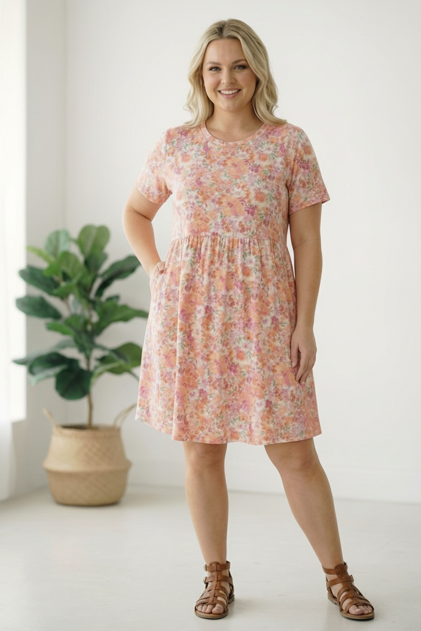 On a Lovely Afternoon Babydoll Dress - Charming Charlie