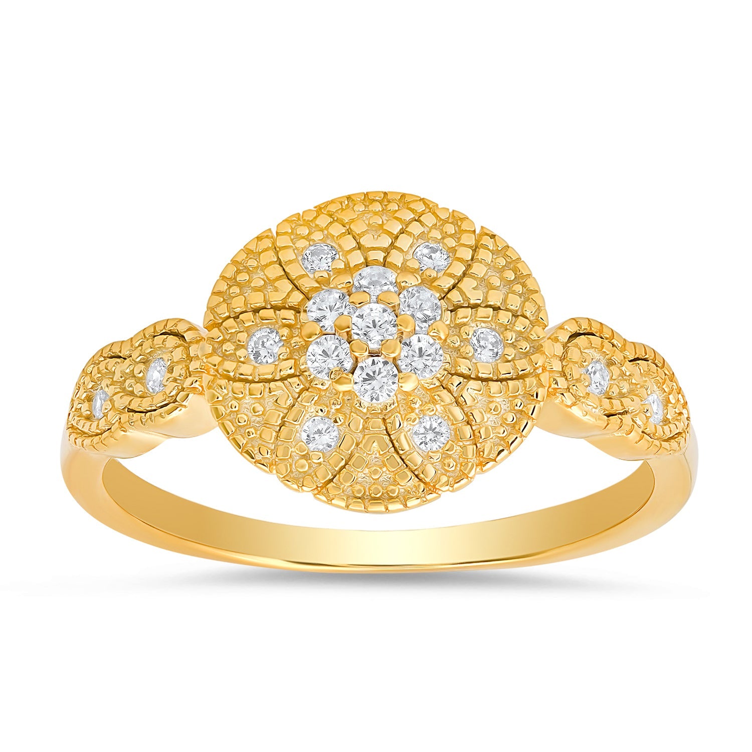 Sterling Silver Vintage Floral Ring - Charming Charlie