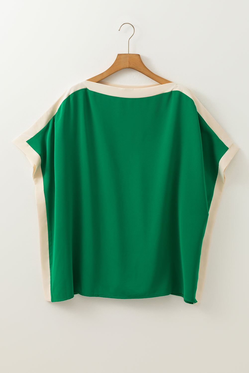 Boat Neck Half Sleeve Blouse - Charming Charlie