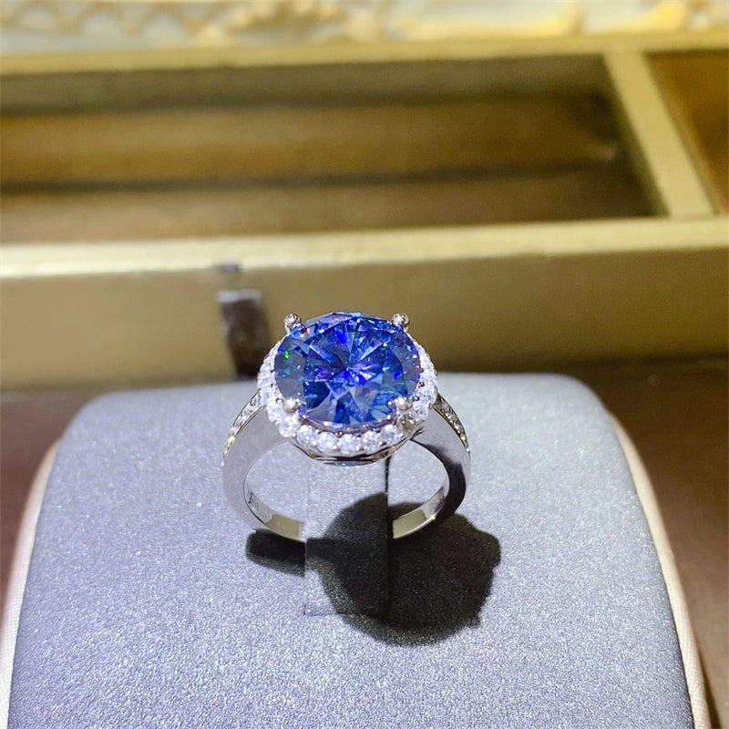 5 Carat Moissanite 925 Sterling Silver Ring - Charming Charlie