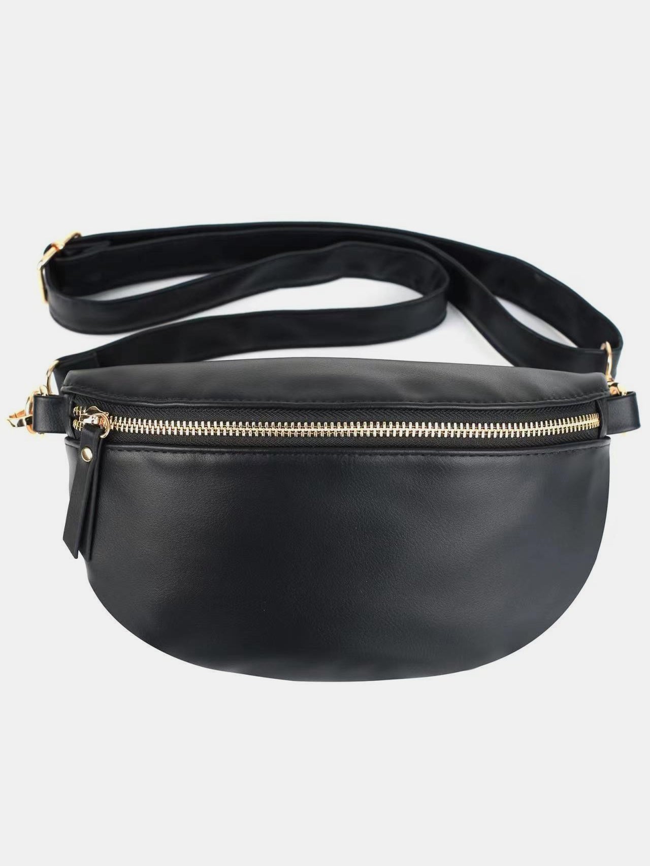 PU Leather Adjustable Strap Crossbody Bag - Charming Charlie