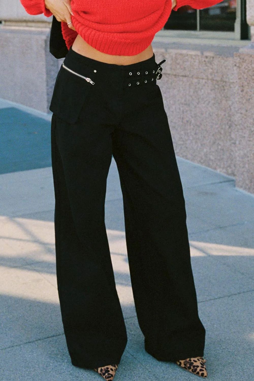 Wide Leg Jeans with Pockets - Charming Charlie