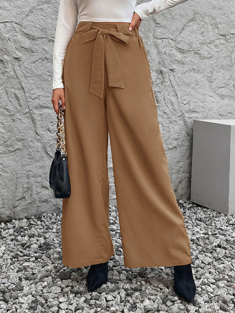 Tied Wide Leg Pants main image 0