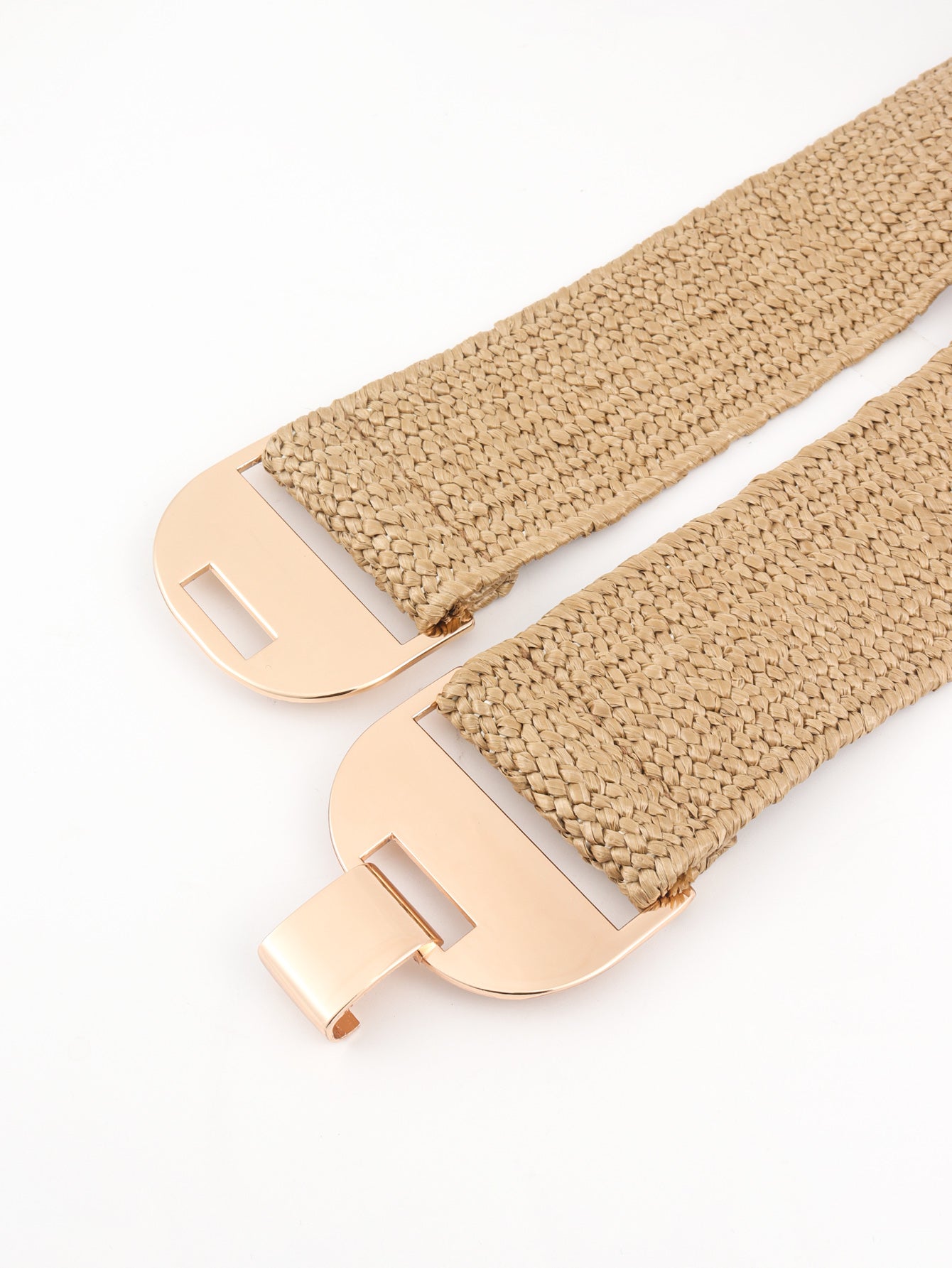 Alloy Buckle Elastic Belt - Charming Charlie