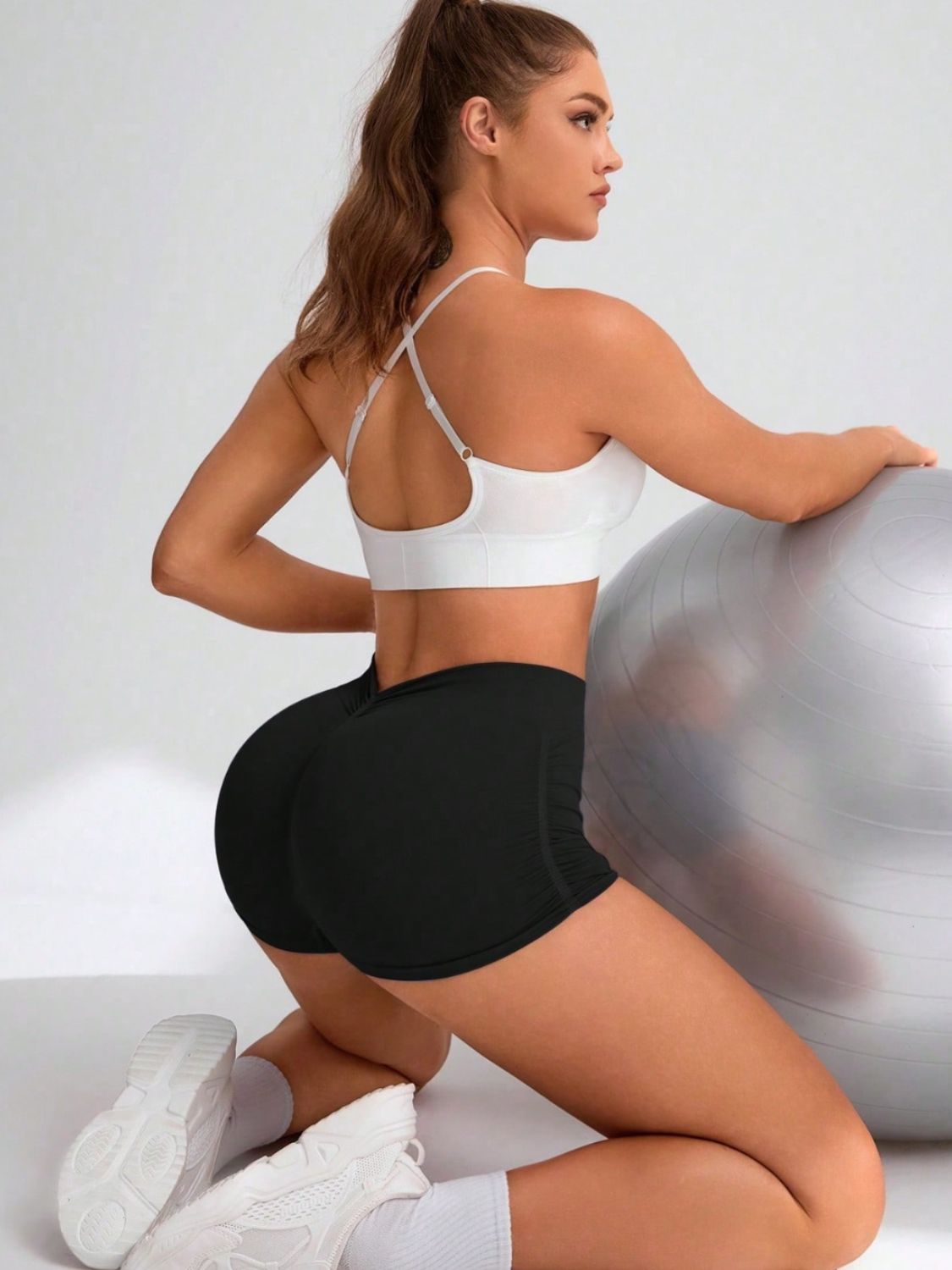 Elastic Waist Active Shorts - Charming Charlie