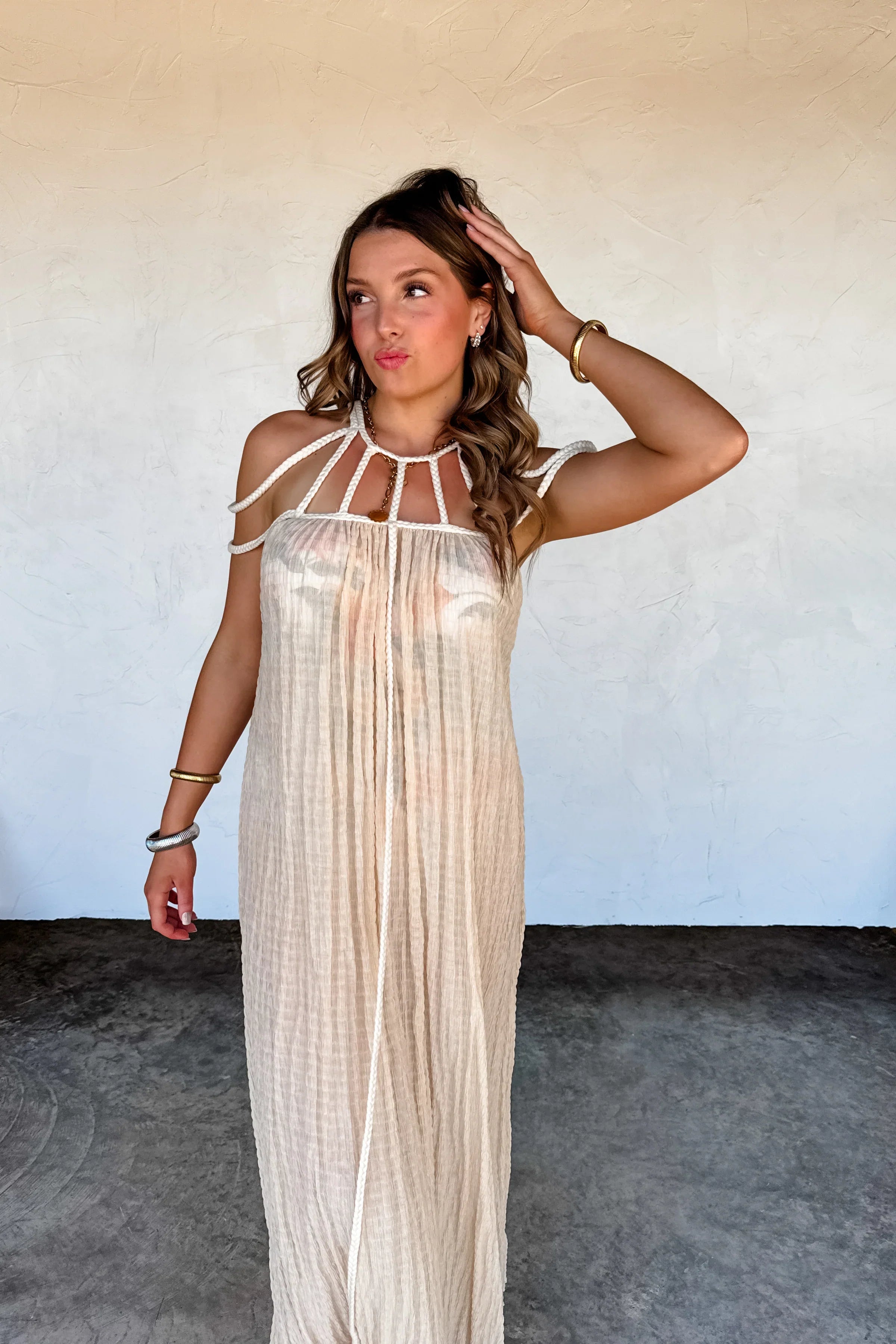 PREORDER: Ciao Bella Strappy Dress in Two Colors - Charming Charlie