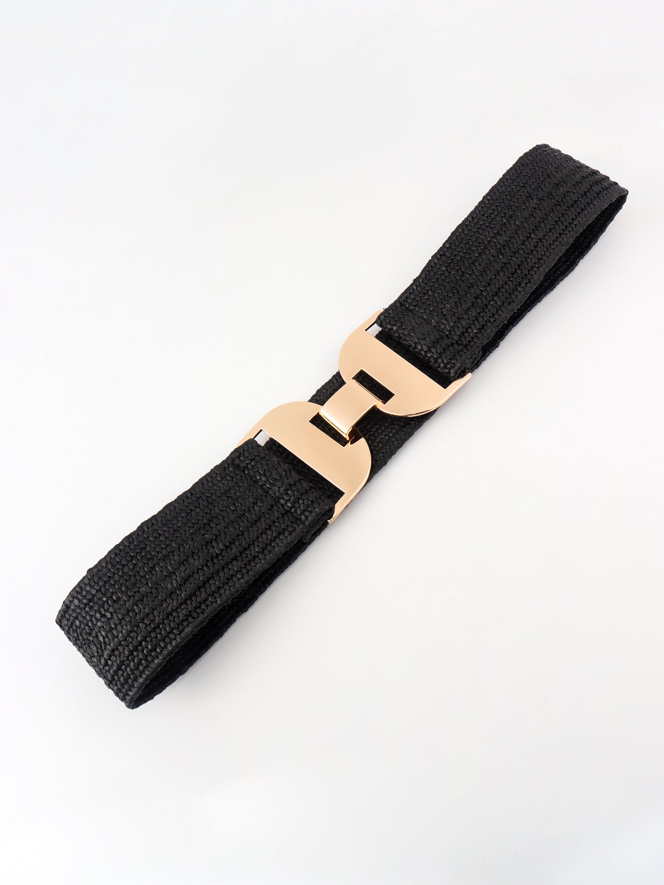 Alloy Buckle Elastic Belt - Charming Charlie