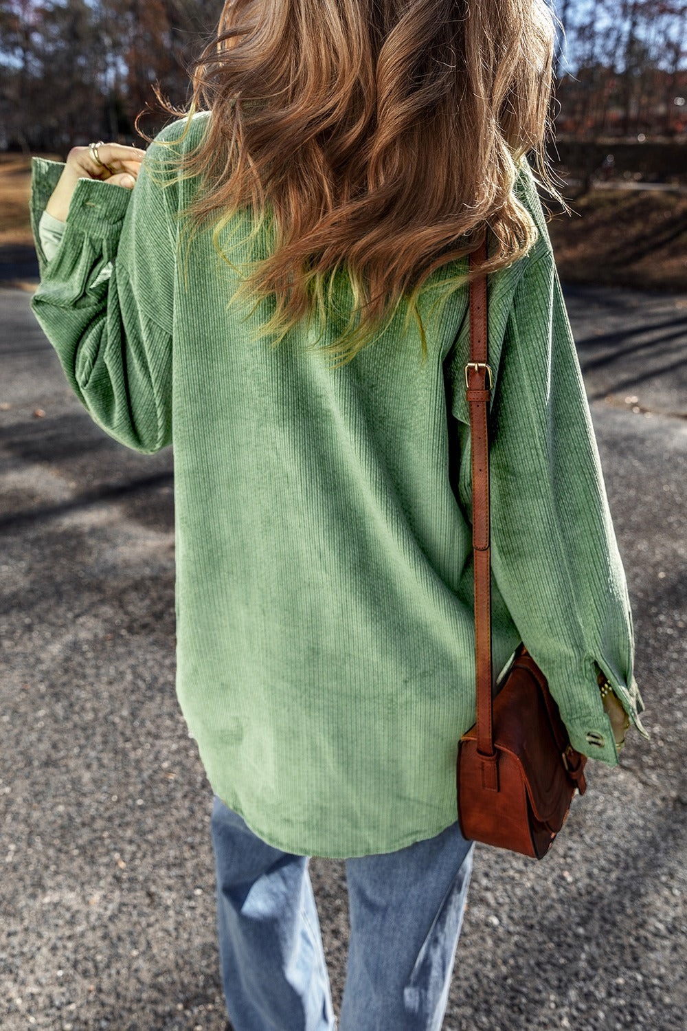 Button Up Long Sleeve Jacket - Charming Charlie