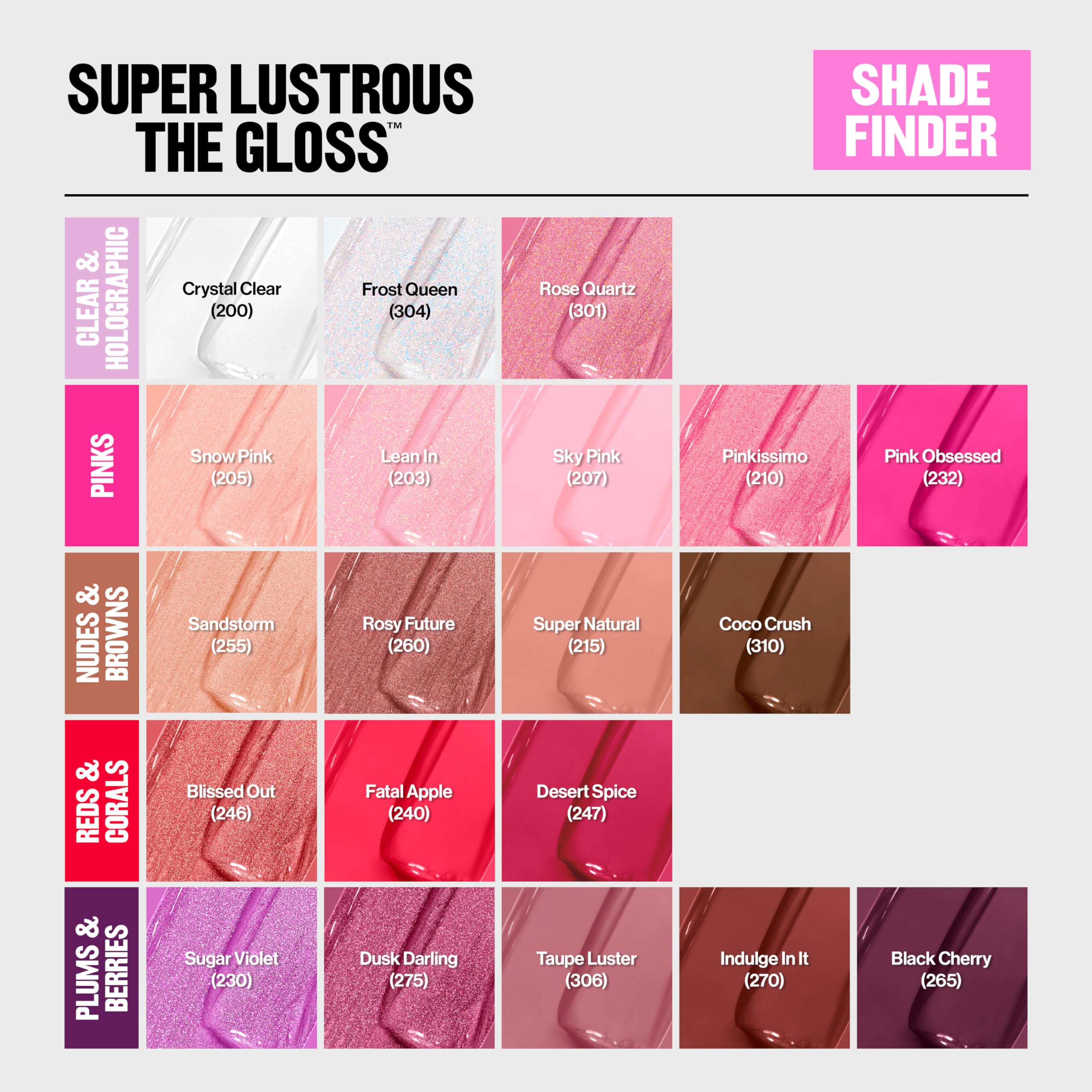 Revlon Lip Gloss Super Lustrous The Gloss 1 - Charming Charlie