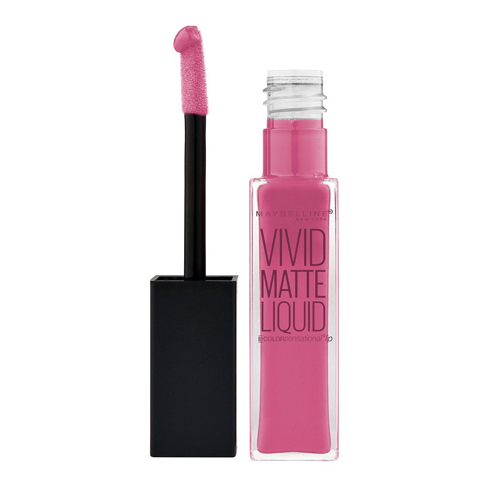 Maybelline New York Color Sensational Vivid Matte Liquid, Nude Thrill, 0.26 Fluid Ounce - Charming Charlie