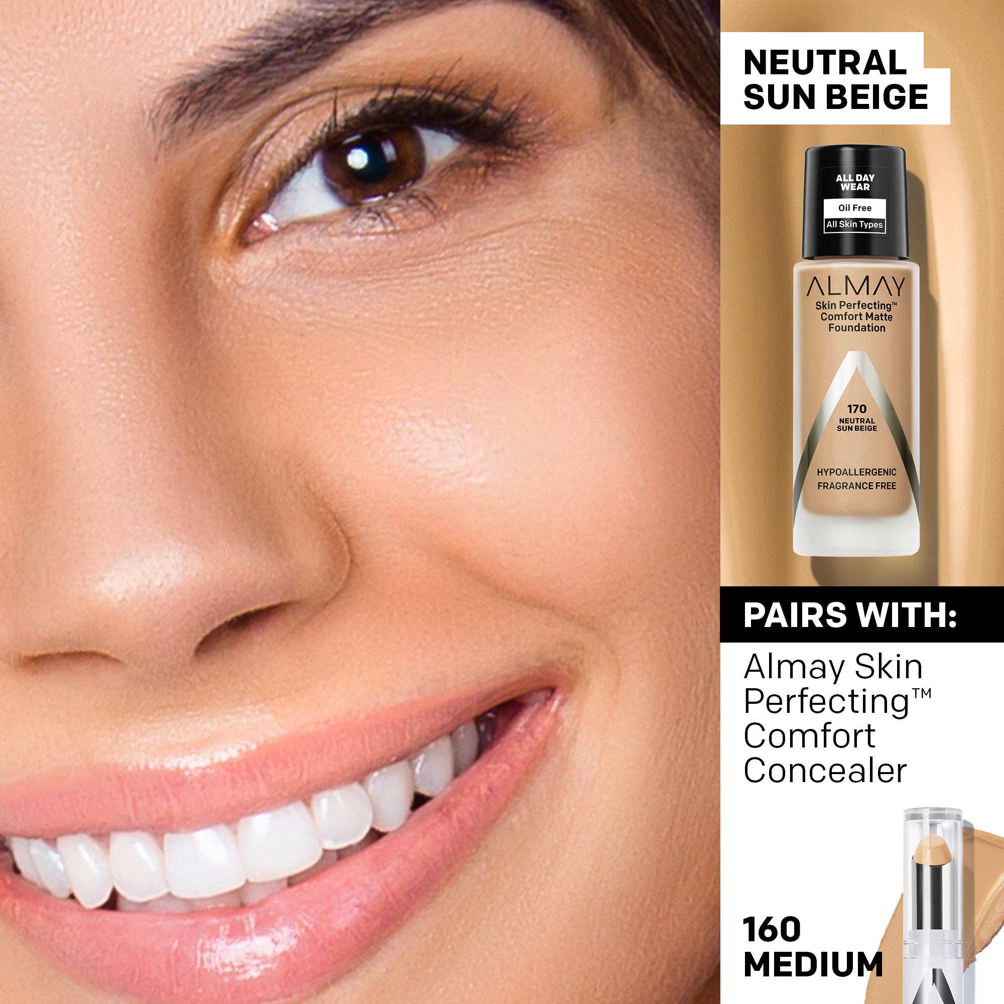 ALMAY Almay skin perfecting comfort matte foundation 1 Fluid Ounce - Charming Charlie