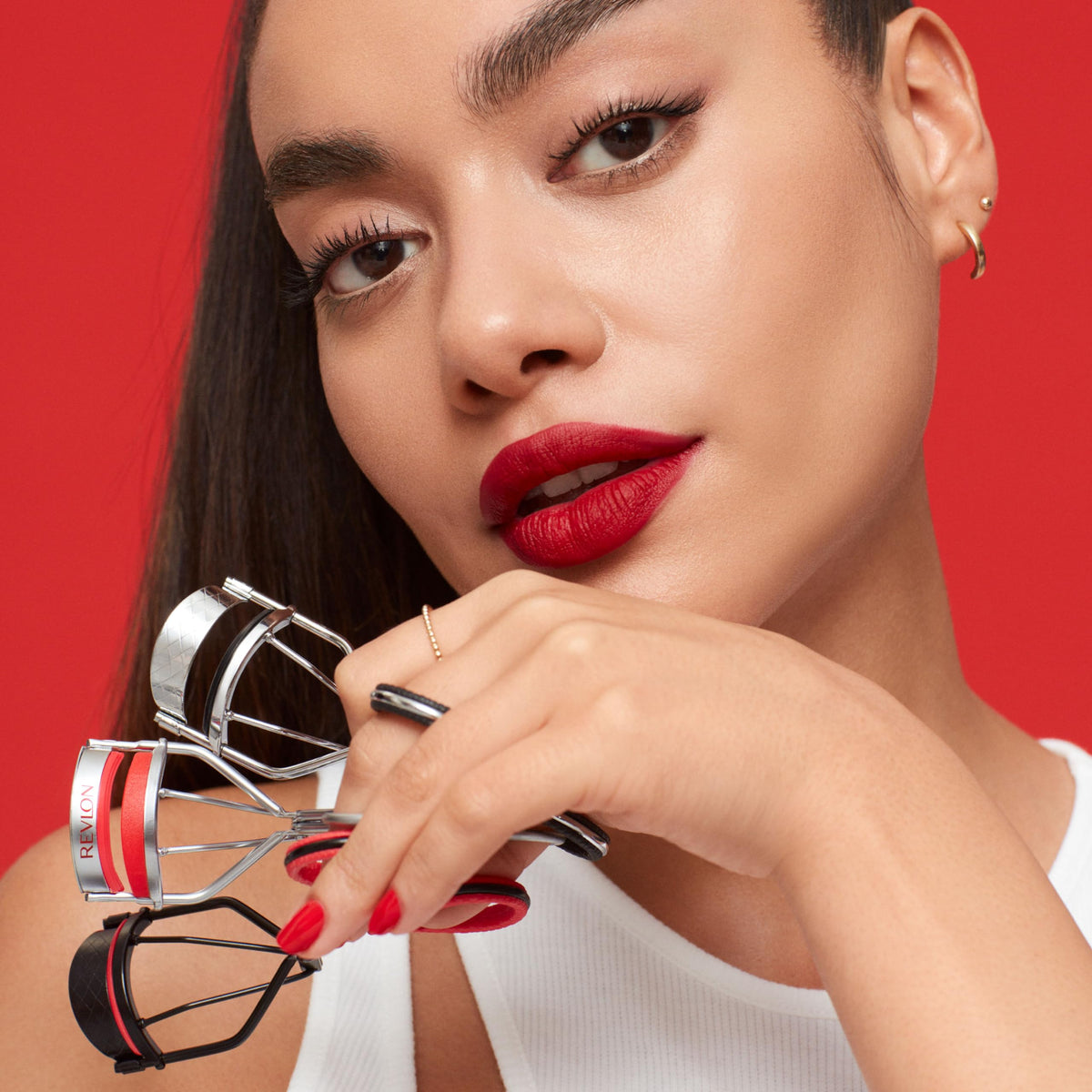Revlon Natural Curl Lash Curler, Gives a Natural Eyelash Lift, with Finger Grips for a Non Slip Grip, Easy to Use, 1 Count - Charming Charlie