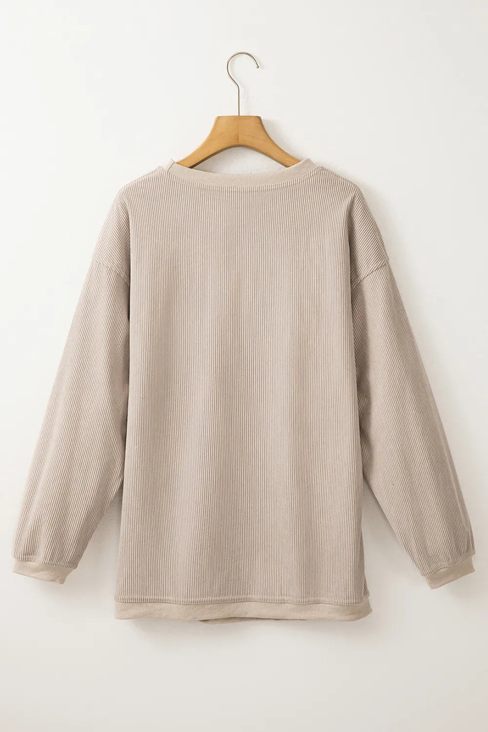 Full Size Sequin Boots Round Neck Long Sleeve Sweatshirt - Charming Charlie