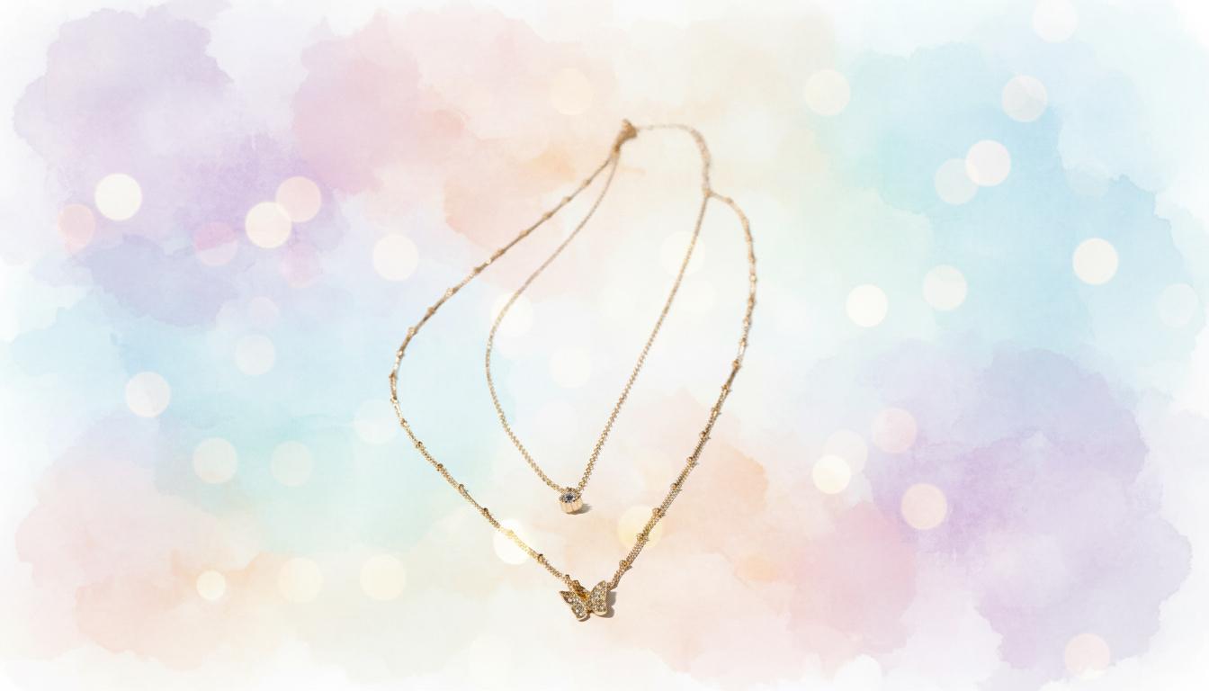 Prelayered Butterfly Gold Necklace - Charming Charlie
