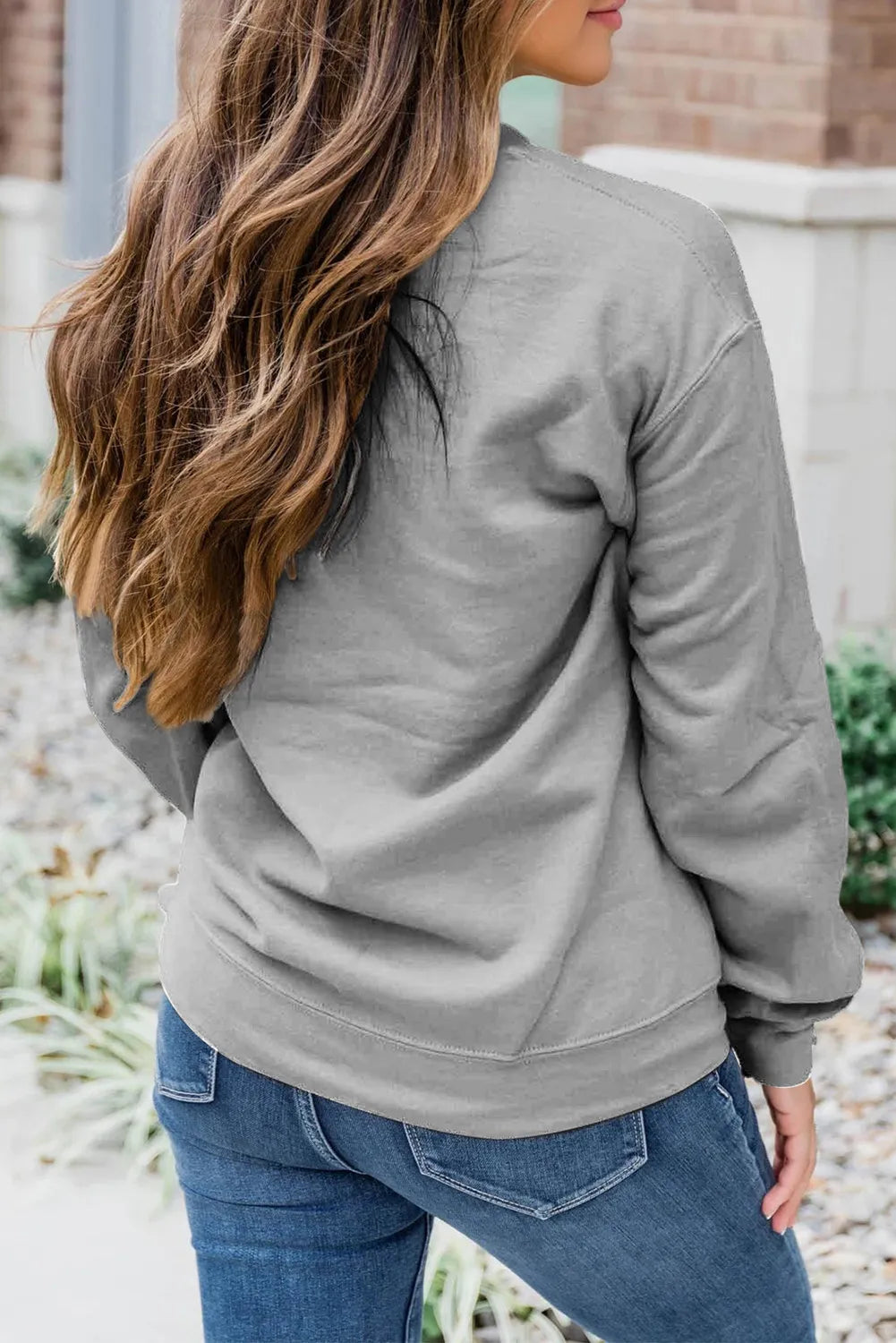 Sequin Baseball Long Sleeve Sweatshirt - Charming Charlie