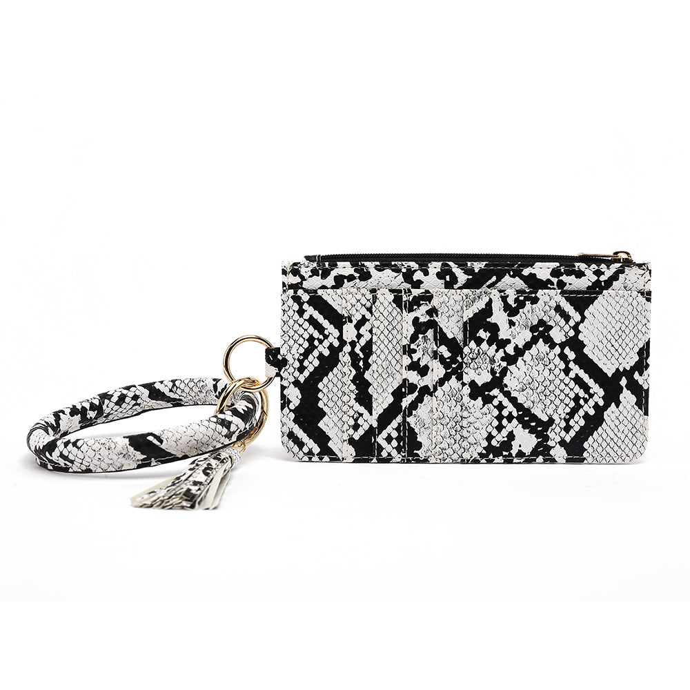 Card Holder Wallet with Round Wrist Strap - Charming Charlie