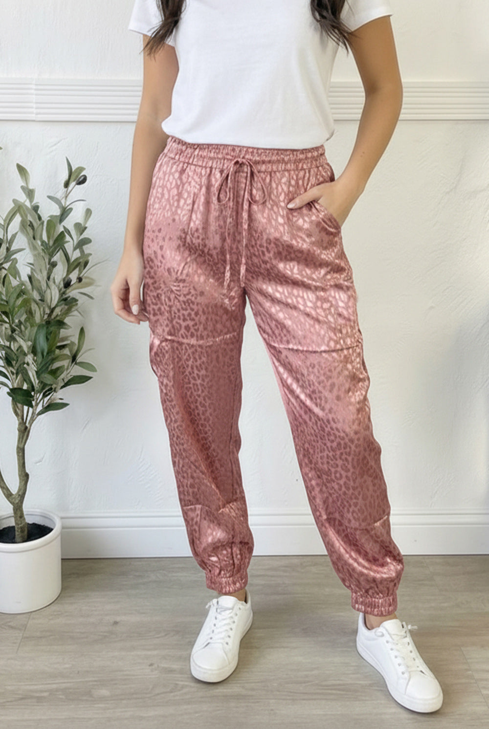Blush on the Run Joggers - Charming Charlie