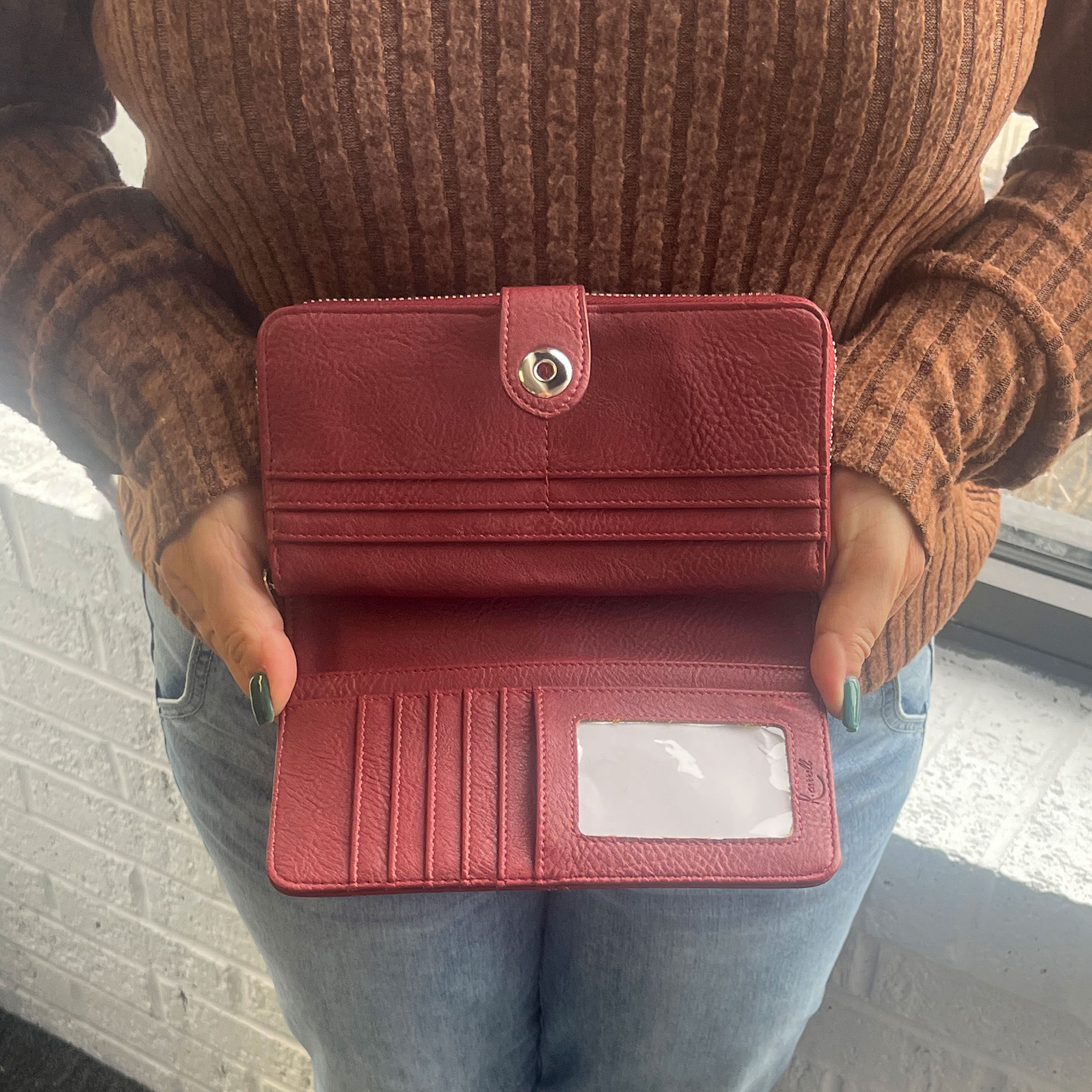 Eleanor Checkbook Wallet (Multiple Colors) - Charming Charlie