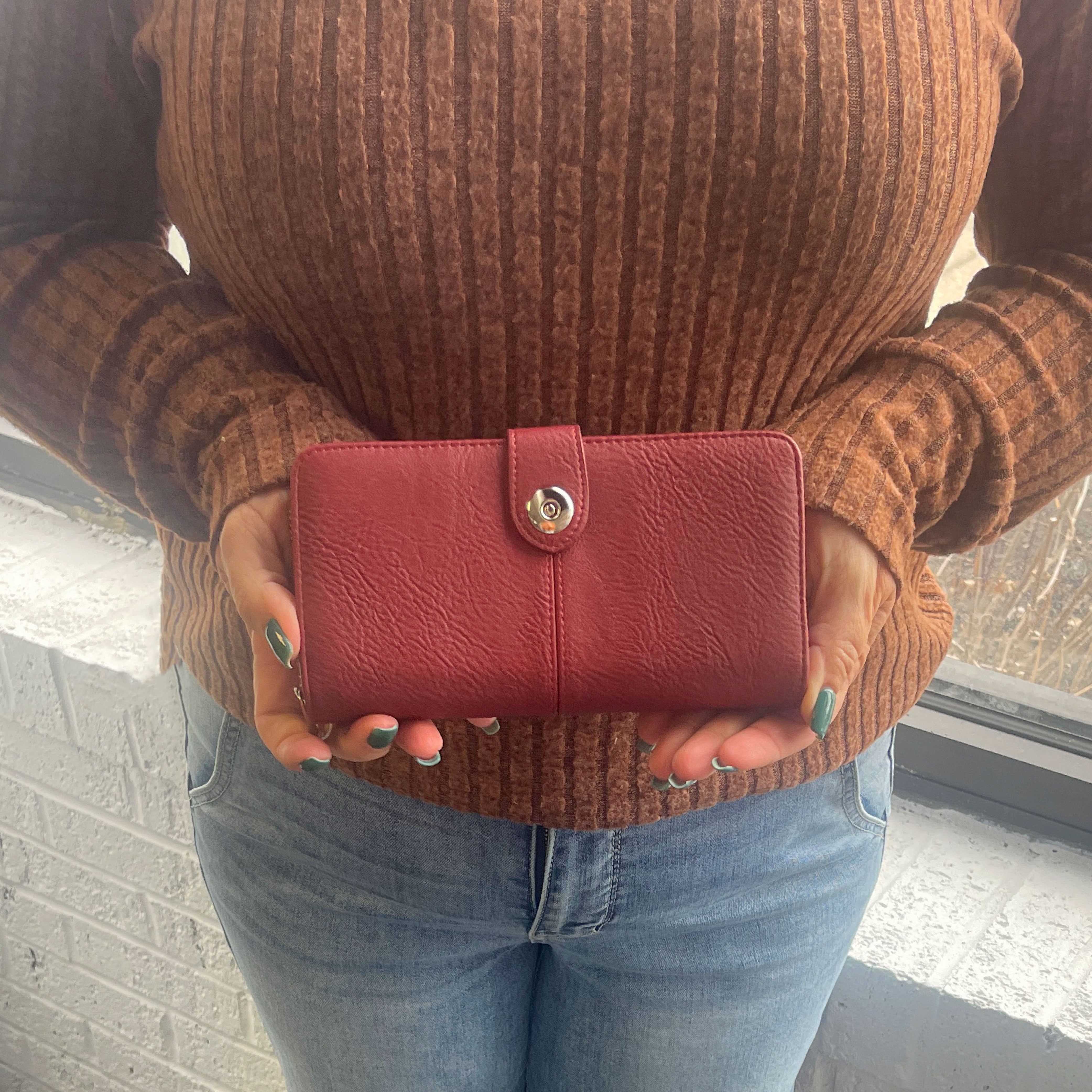 Eleanor Checkbook Wallet (Multiple Colors) - Charming Charlie