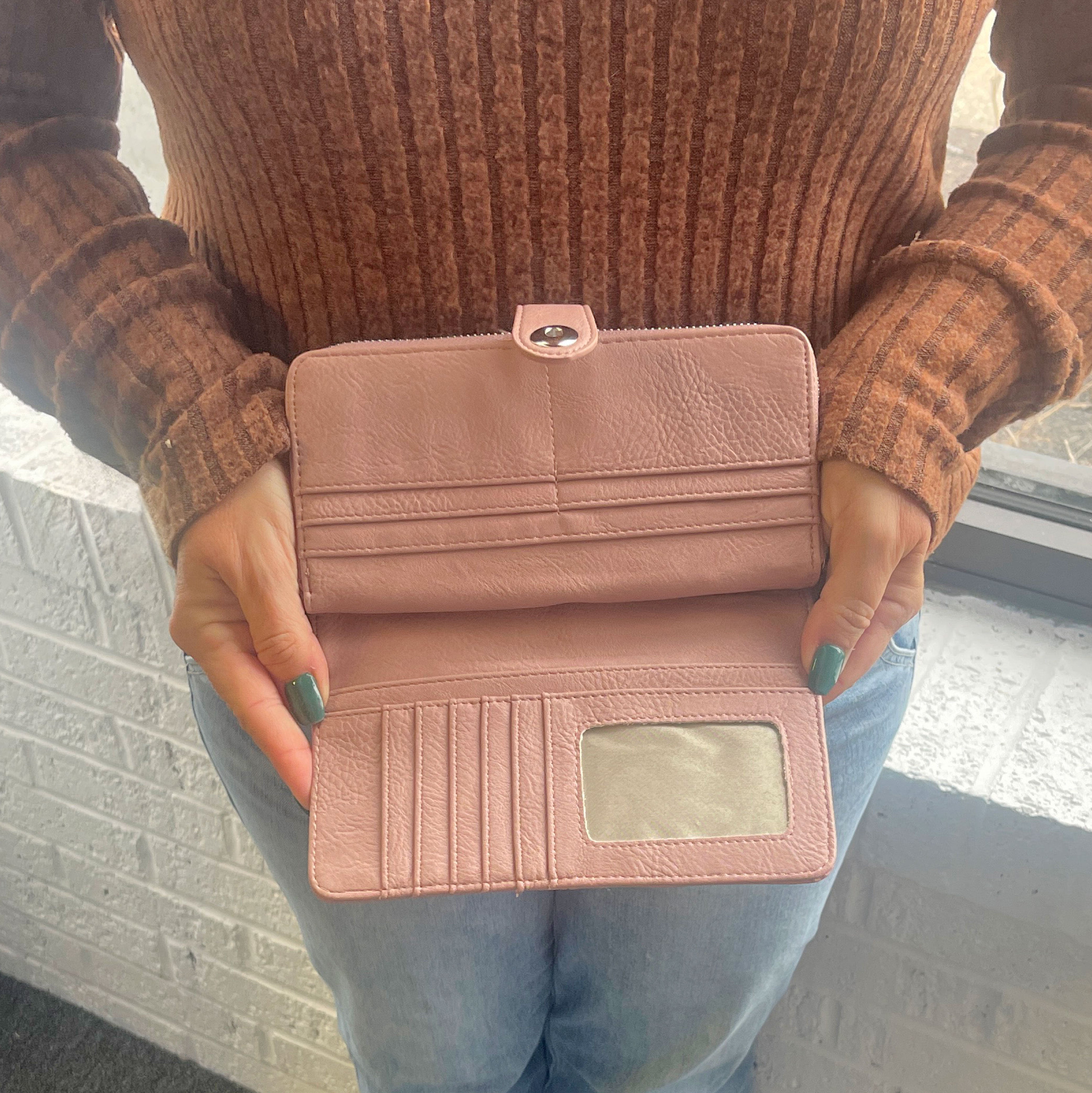 Eleanor Checkbook Wallet (Multiple Colors) - Charming Charlie