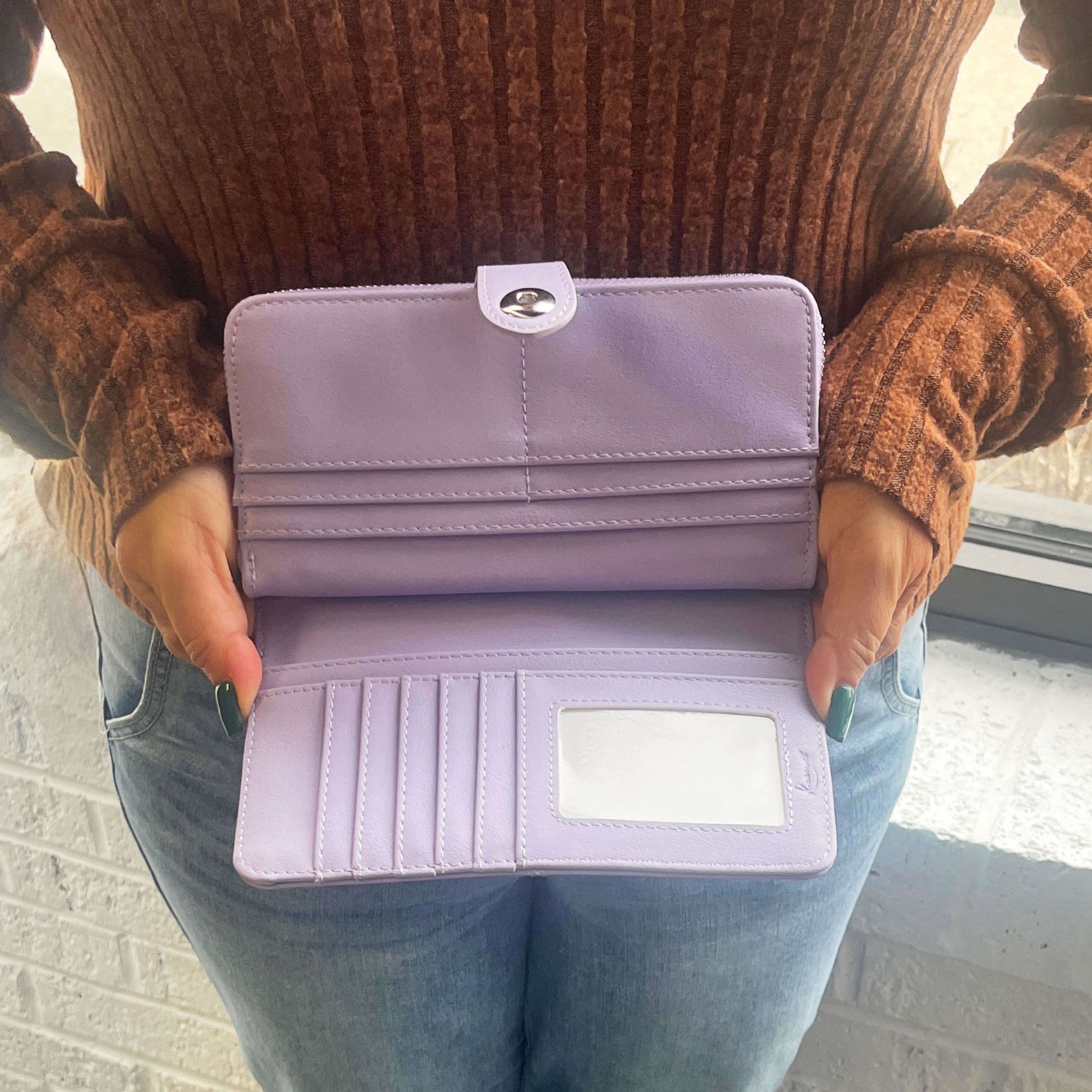 Eleanor Checkbook Wallet (Multiple Colors) - Charming Charlie