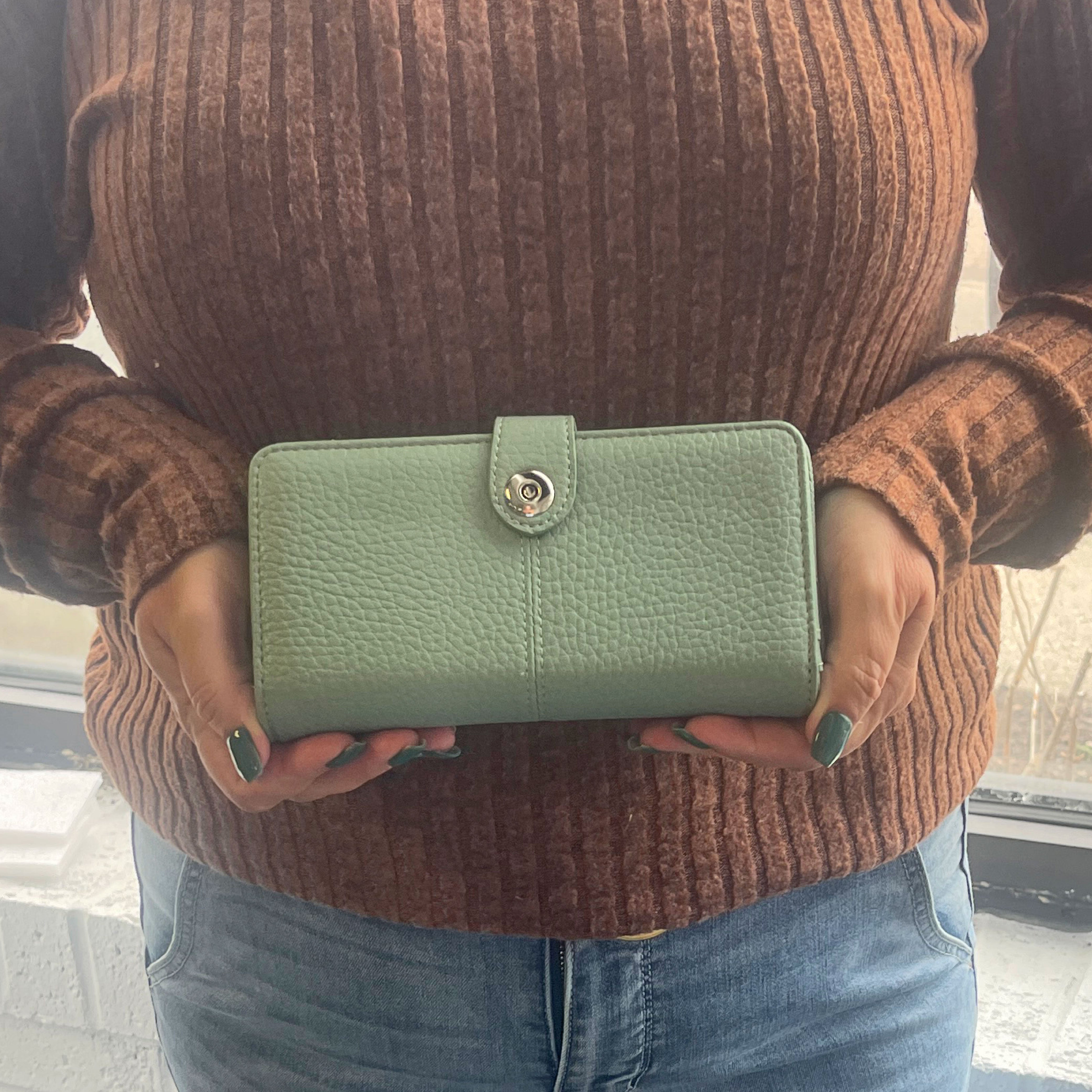 Eleanor Checkbook Wallet (Multiple Colors) - Charming Charlie