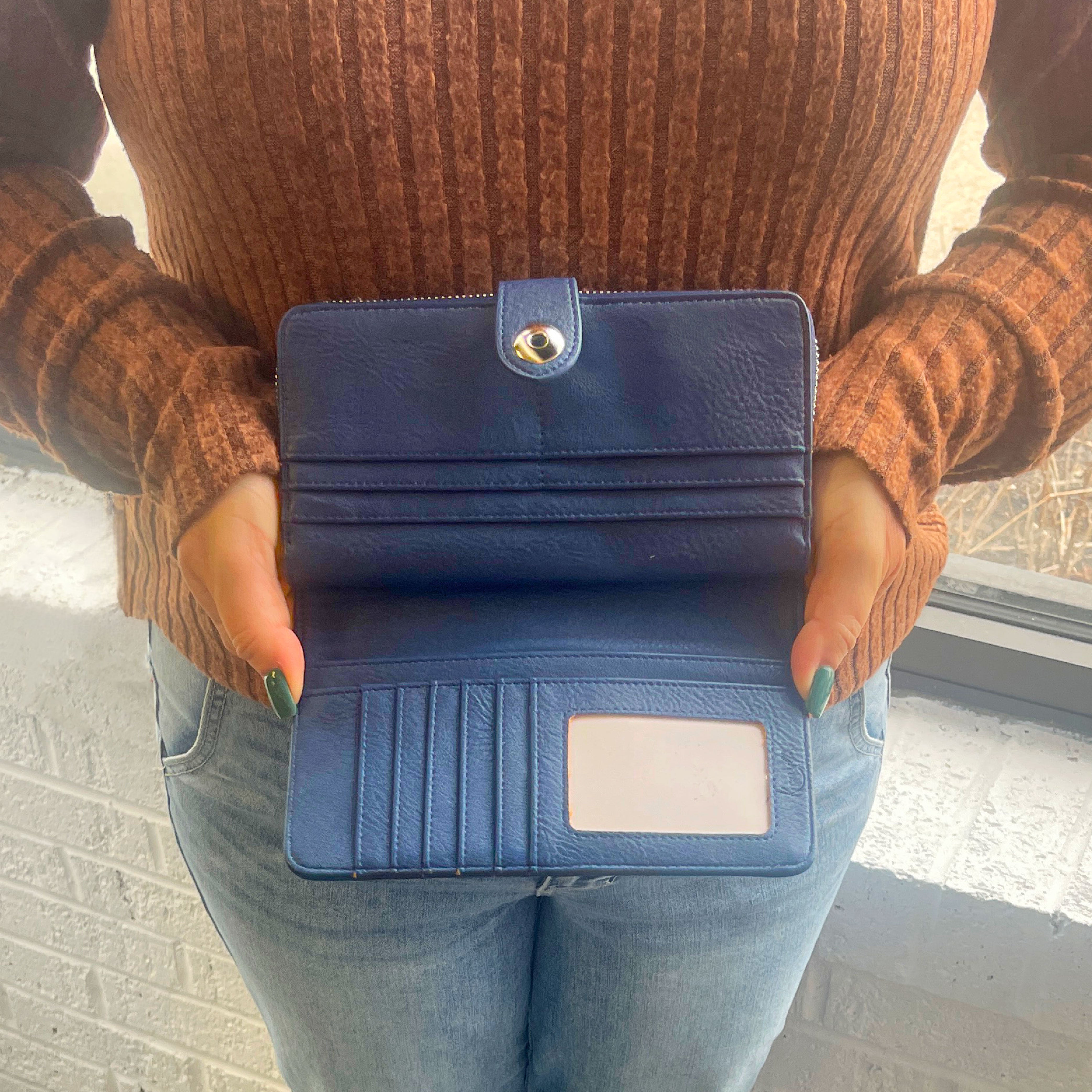 Eleanor Checkbook Wallet (Multiple Colors) - Charming Charlie