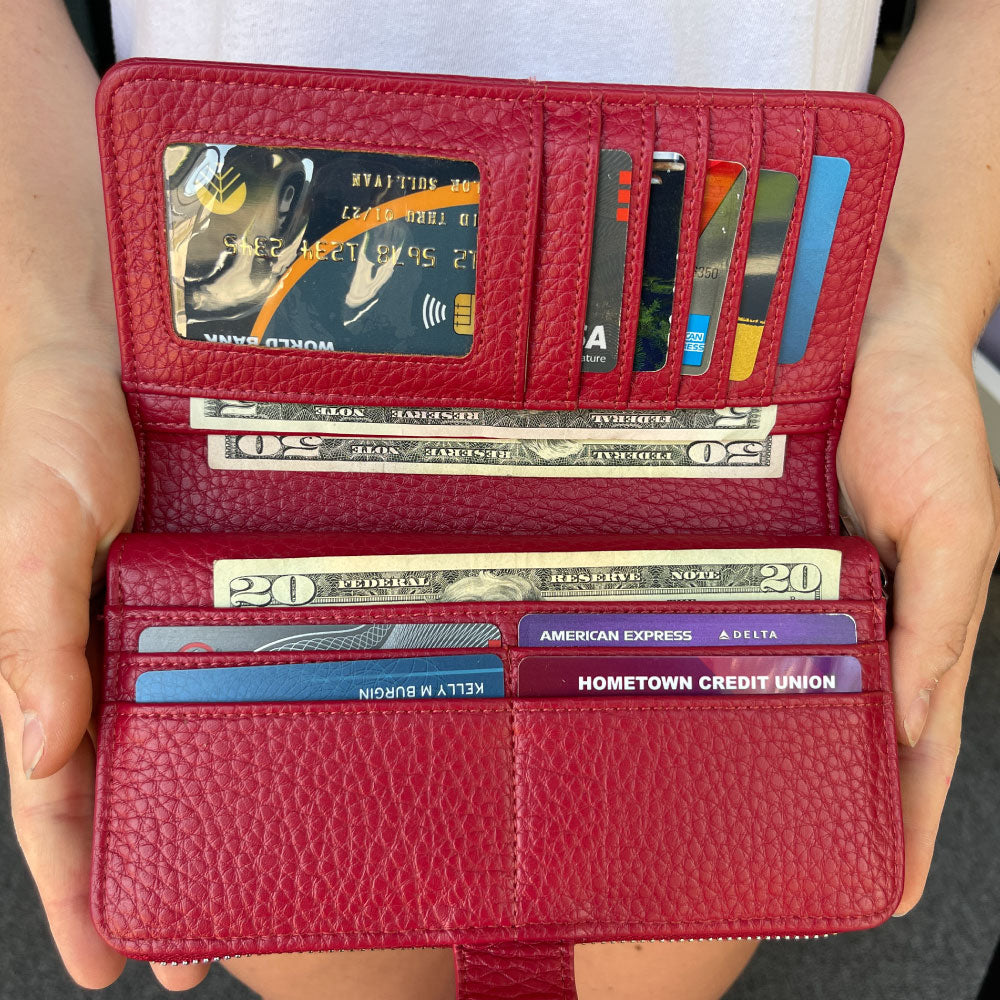 Eleanor Checkbook Wallet (Multiple Colors) - Charming Charlie
