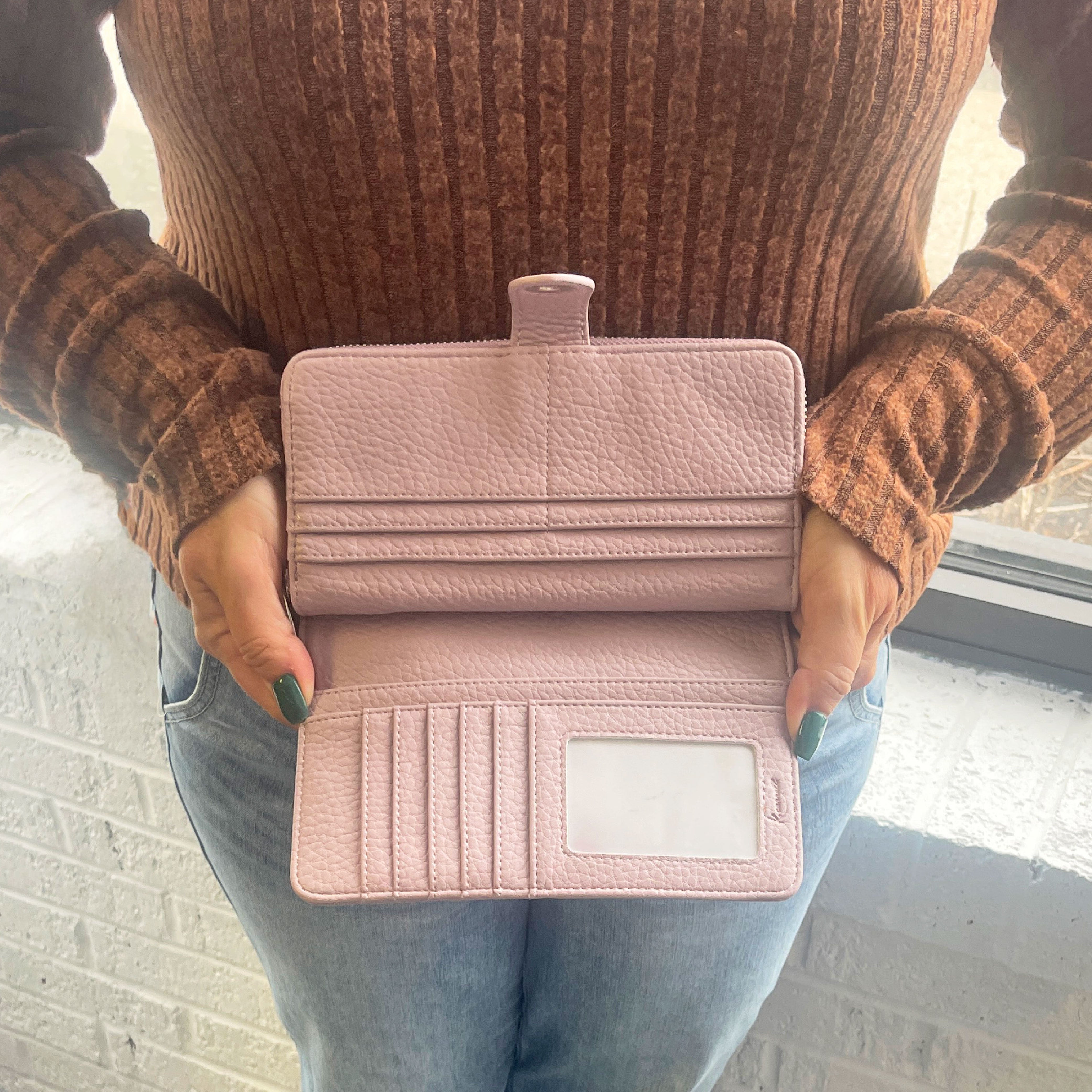 Eleanor Checkbook Wallet (Multiple Colors) - Charming Charlie