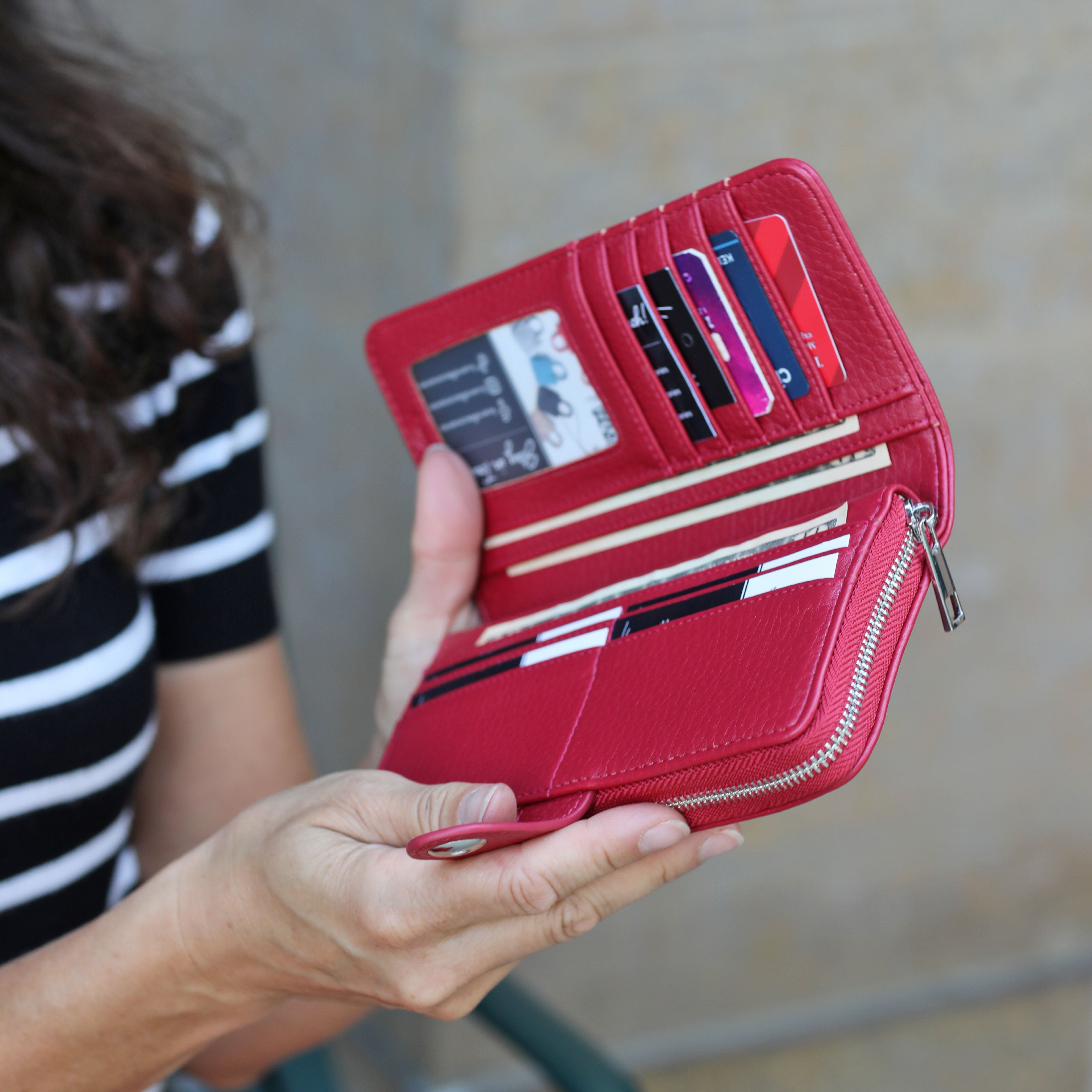 Eleanor Checkbook Wallet (Multiple Colors) - Charming Charlie
