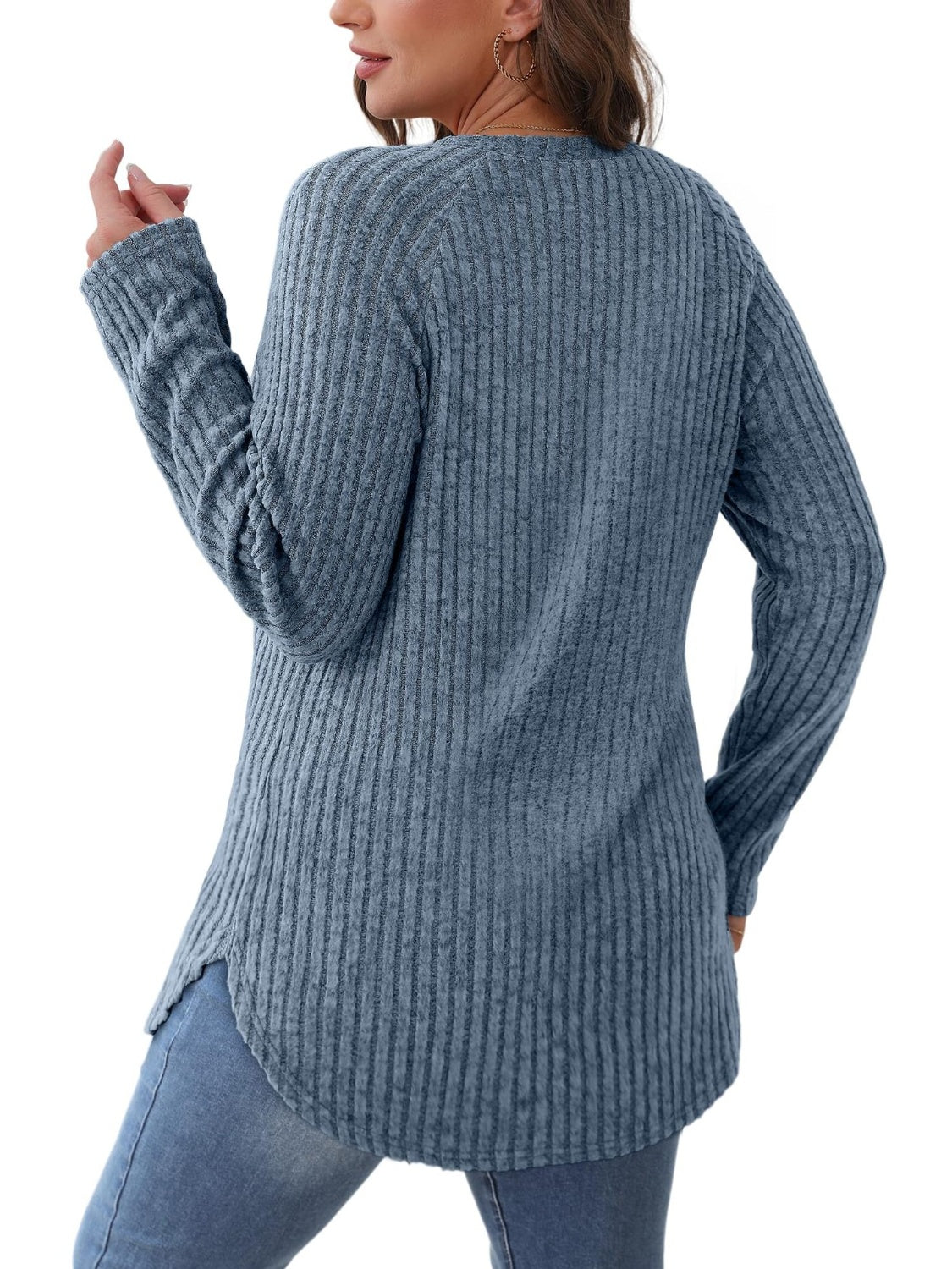Round Neck Raglan Sleeve T-Shirt - Charming Charlie