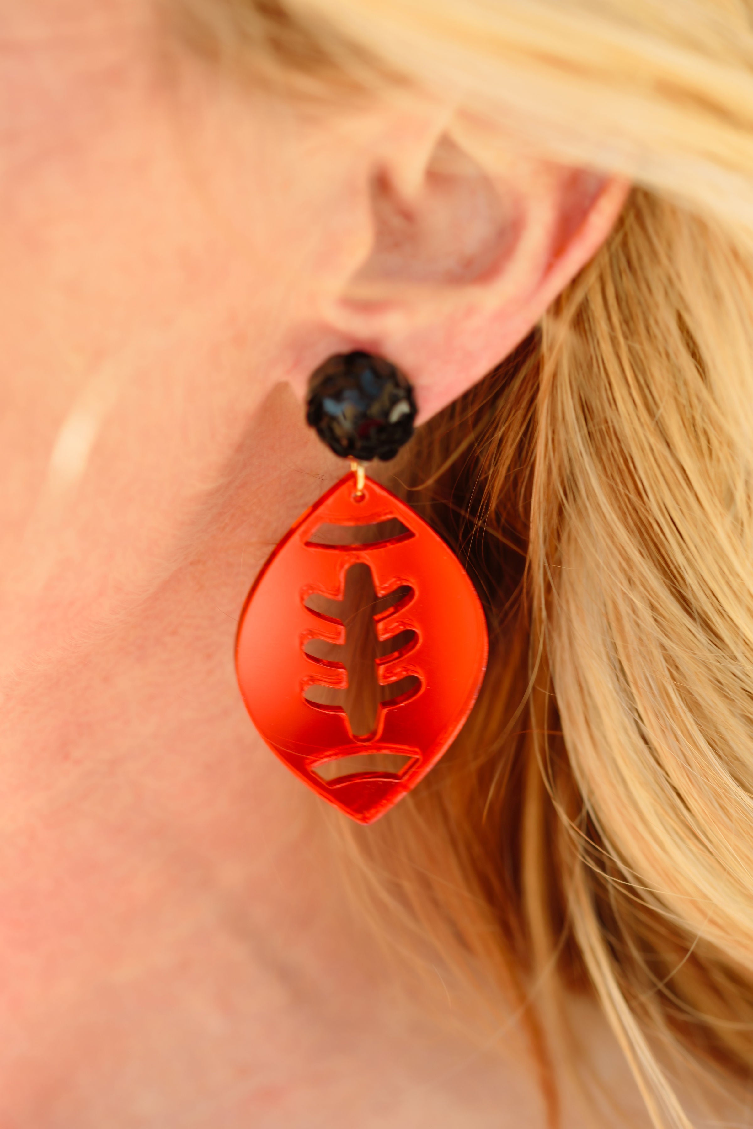 Red and Black Footballs - Charming Charlie