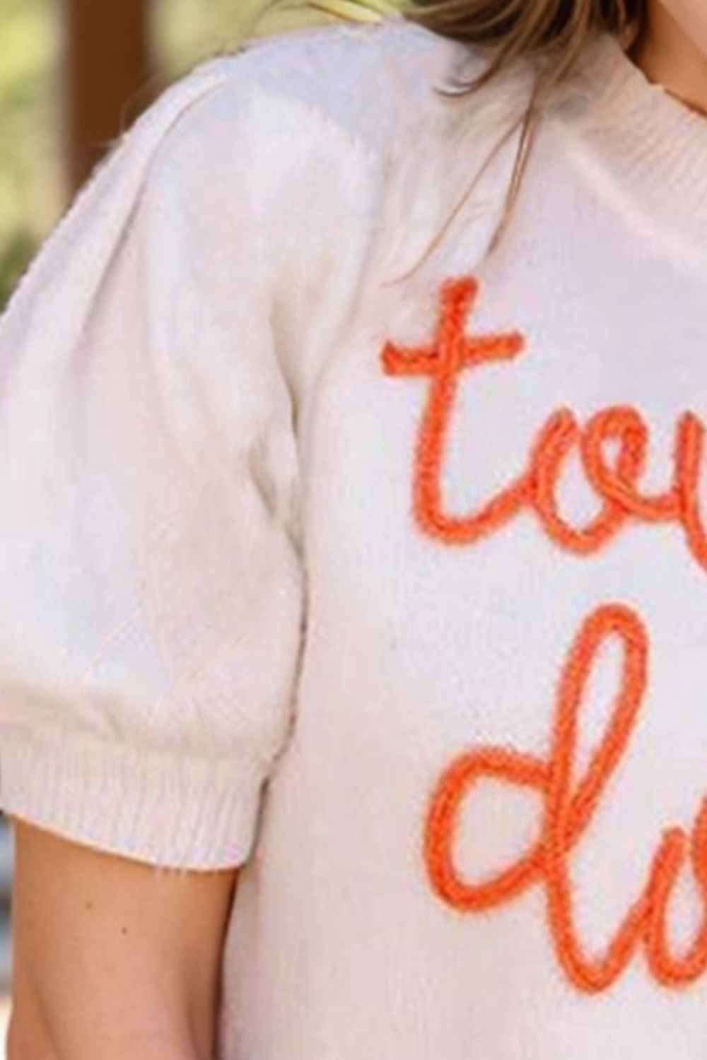 TOUCH DOWN Mock Neck Short Sleeve Knit Top - Charming Charlie