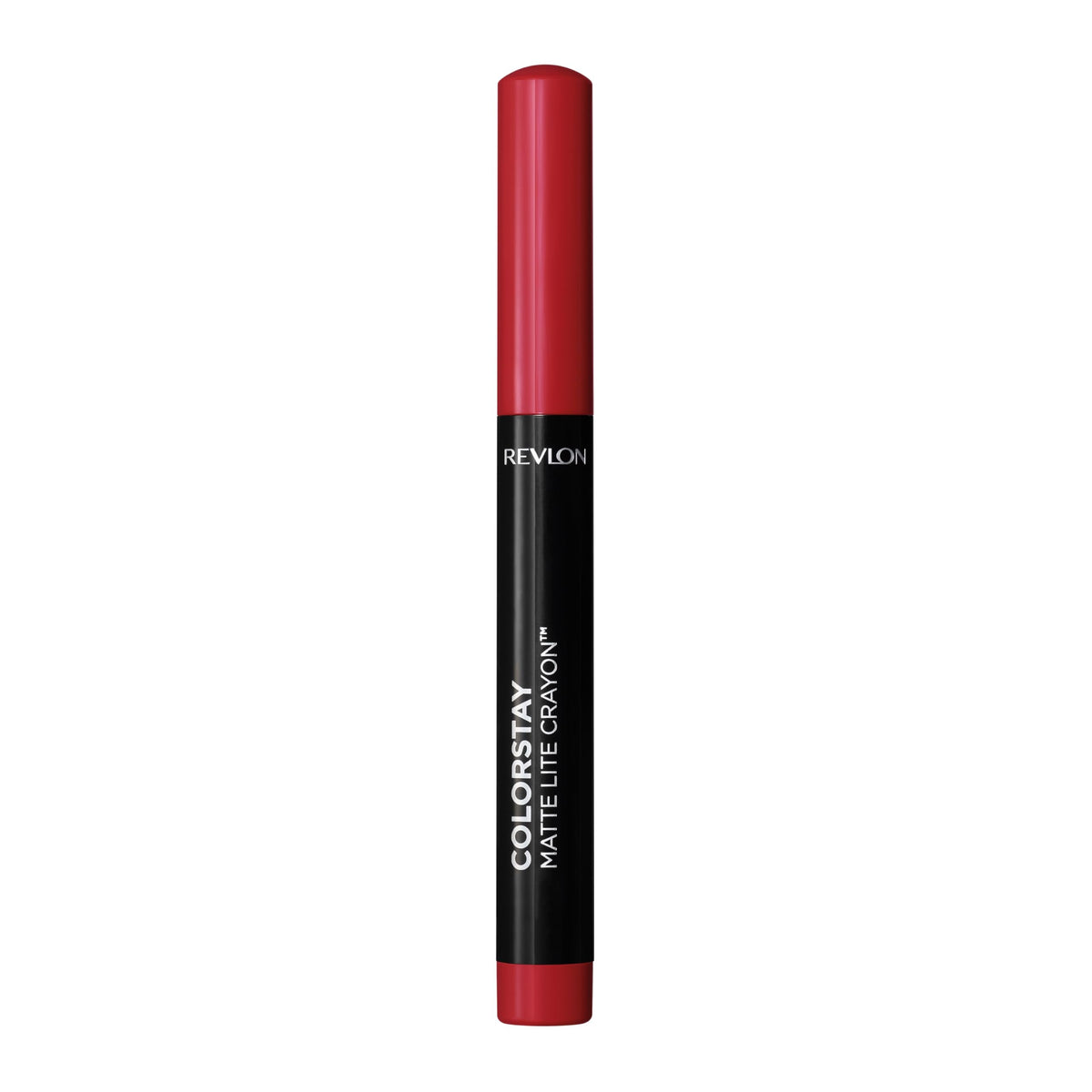 REVLON ColorStay Matte Lite Crayon Lipstick with Built-in Sharpener, Longlasting Non-Drying Matte Formula, Transfer-Proof Lipcolor - Charming Charlie