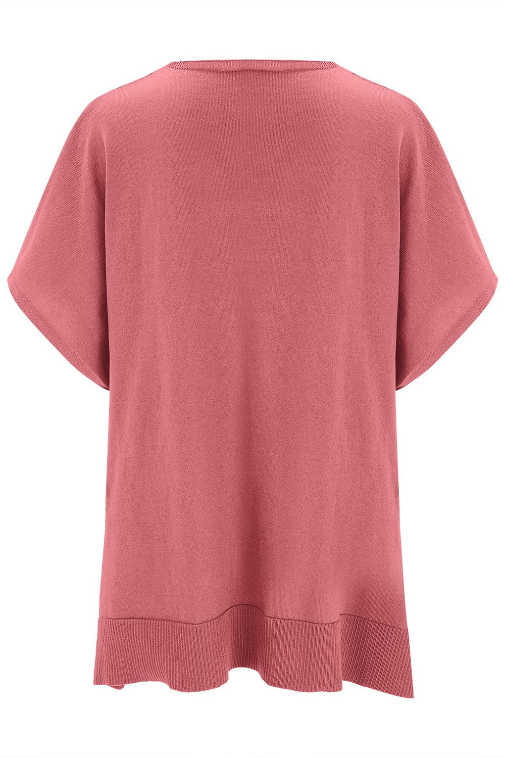 Slit V-Neck Half Sleeve Knit Top - Charming Charlie