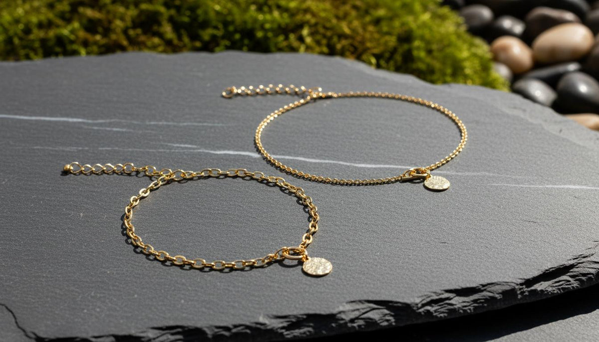 2 Row Gold Toggle Link Necklace - Charming Charlie