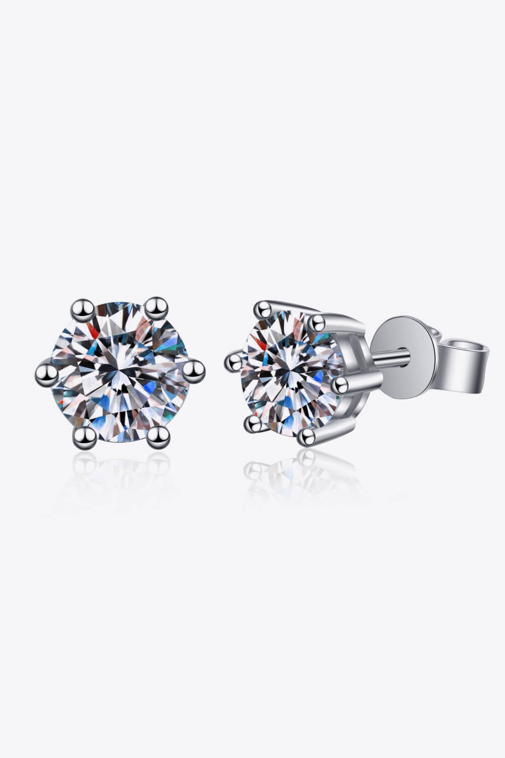 Adored Moissanite Stud Earrings - Charming Charlie