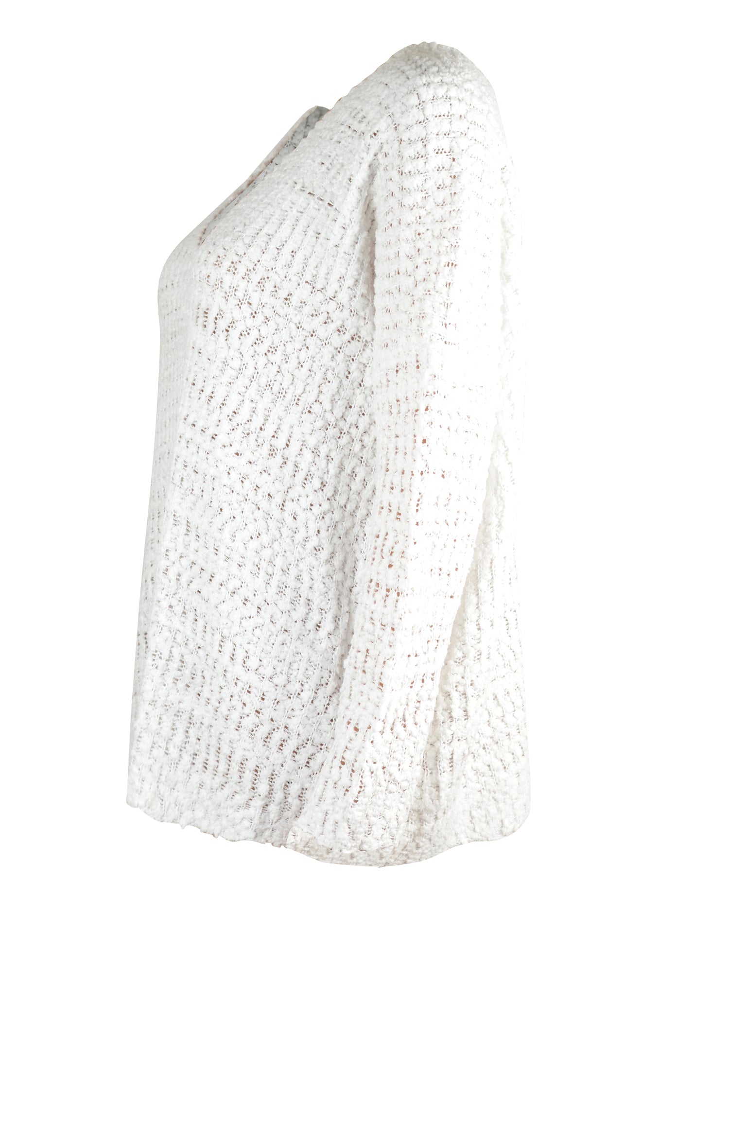 Angel Wings Single Shoulder Long Sleeve Sweater - Charming Charlie
