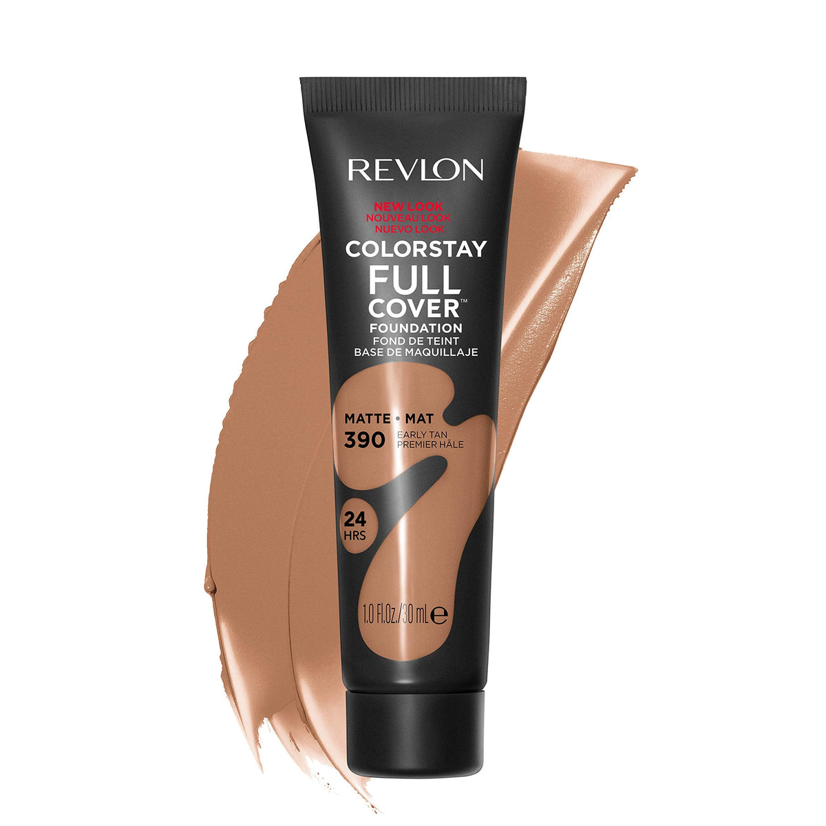 Revlon ColorStay Full Cover Longwear Matte Foundation, Heat & Sweat Resistant Lightweight Face Makeup - Charming Charlie