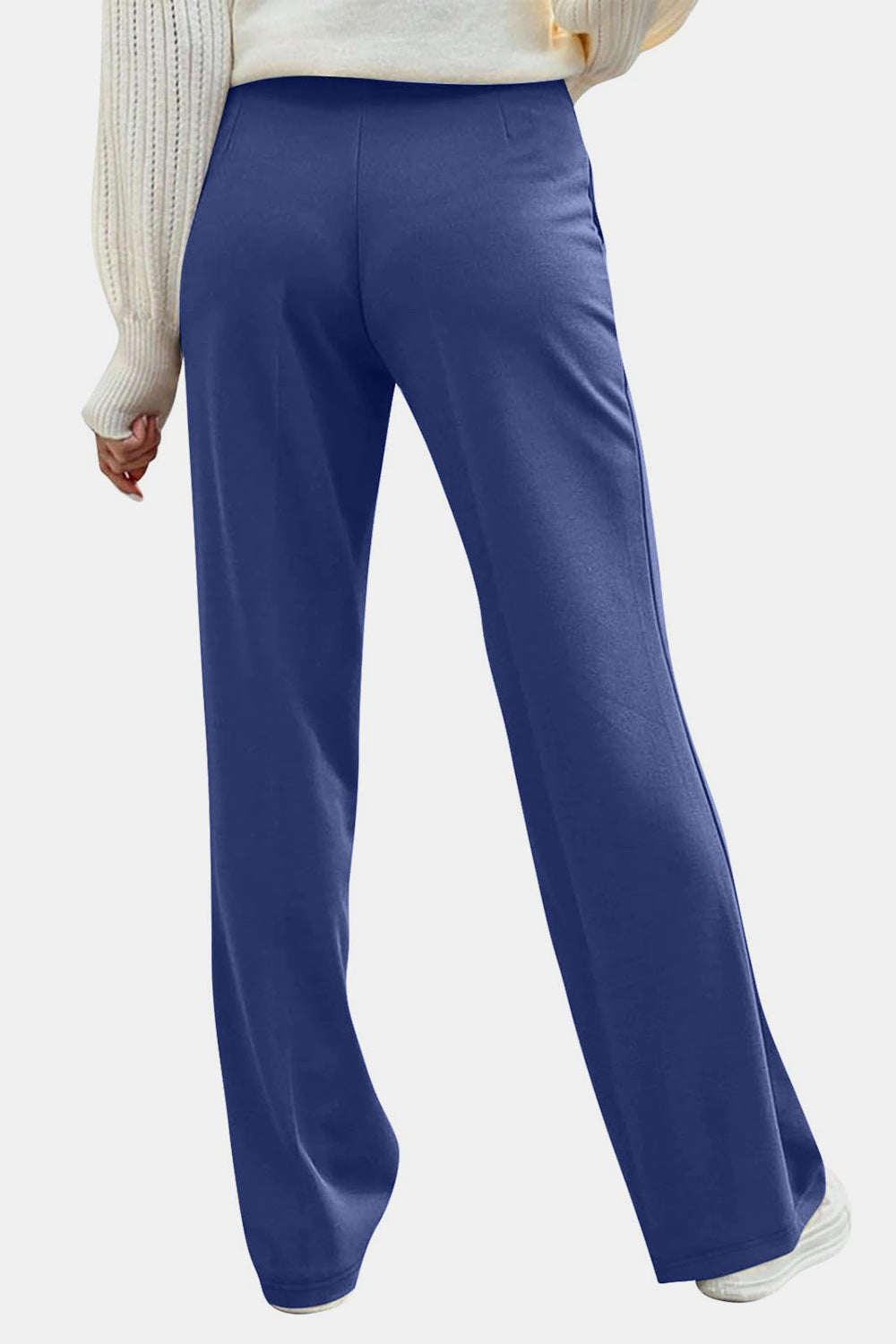 Decorative Button High Rise Pants - Charming Charlie