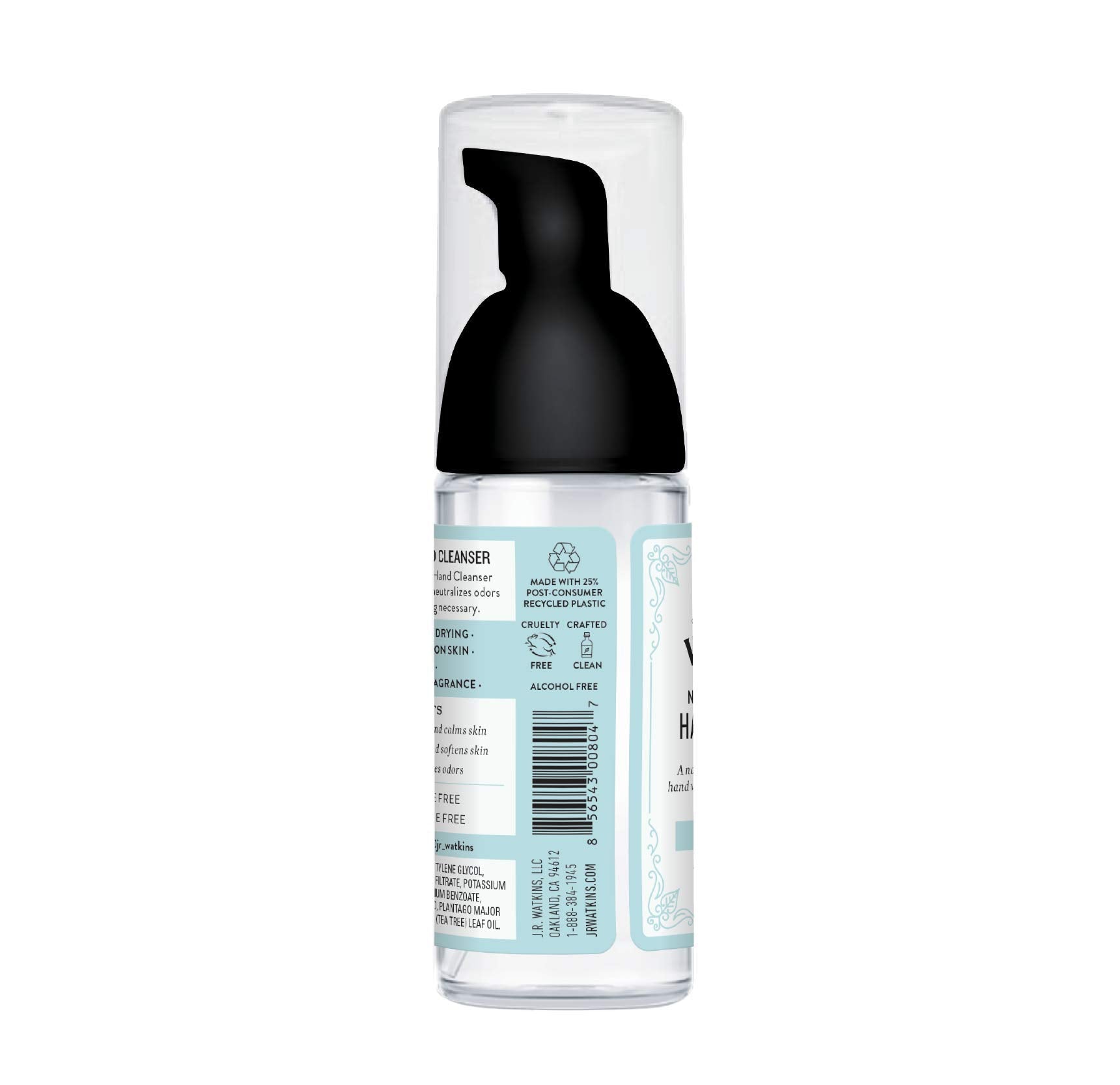 J.R. Watkins No-Rinse Foaming Hand Cleanser β Hand Soap in Pump Dispenser β Bathroom & Kitchen Foam Cleaner β All Natural, Alcohol Free, Blue Lavender, 1.6 fl. Oz - Charming Charlie