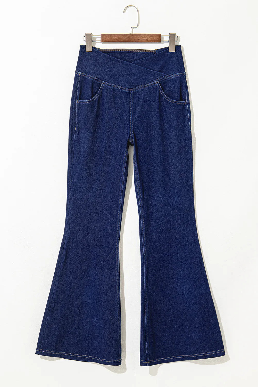Asymmetric Waist Flare Jeans - Charming Charlie