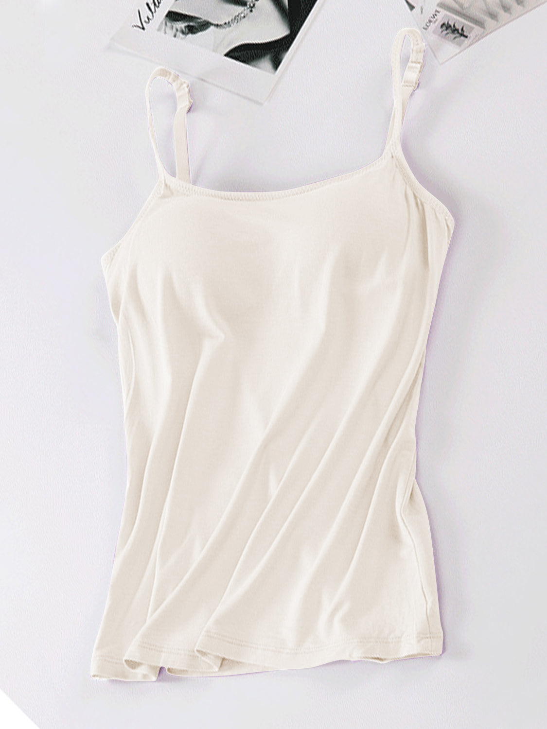 Scoop Neck Adjustable Strap Cami - Charming Charlie