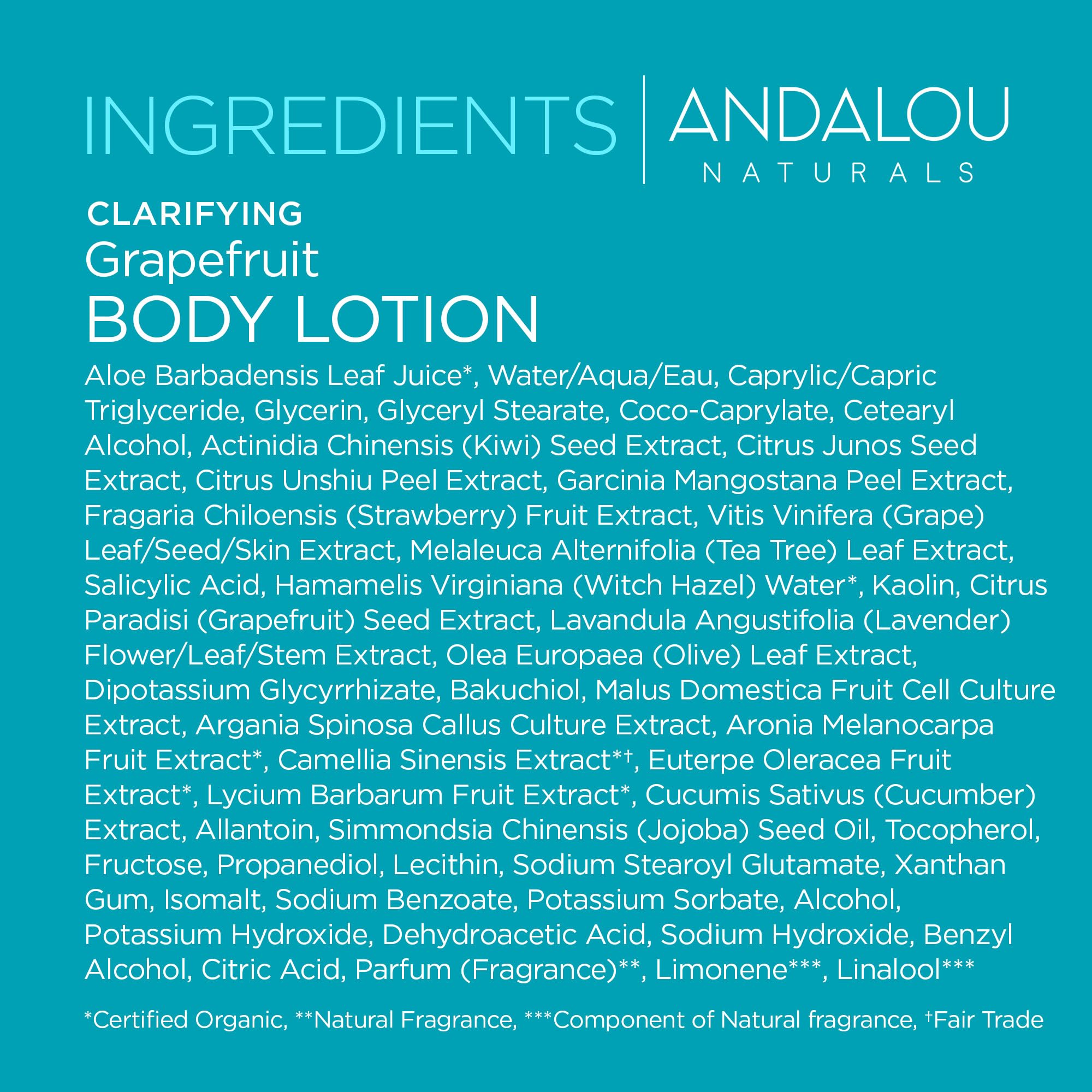 Andalou Naturals Body Lotion - Charming Charlie