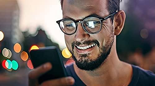 Big Top Deals Stylish Blue Light Blocking Filter Glasses for Women or Men - Charming Charlie